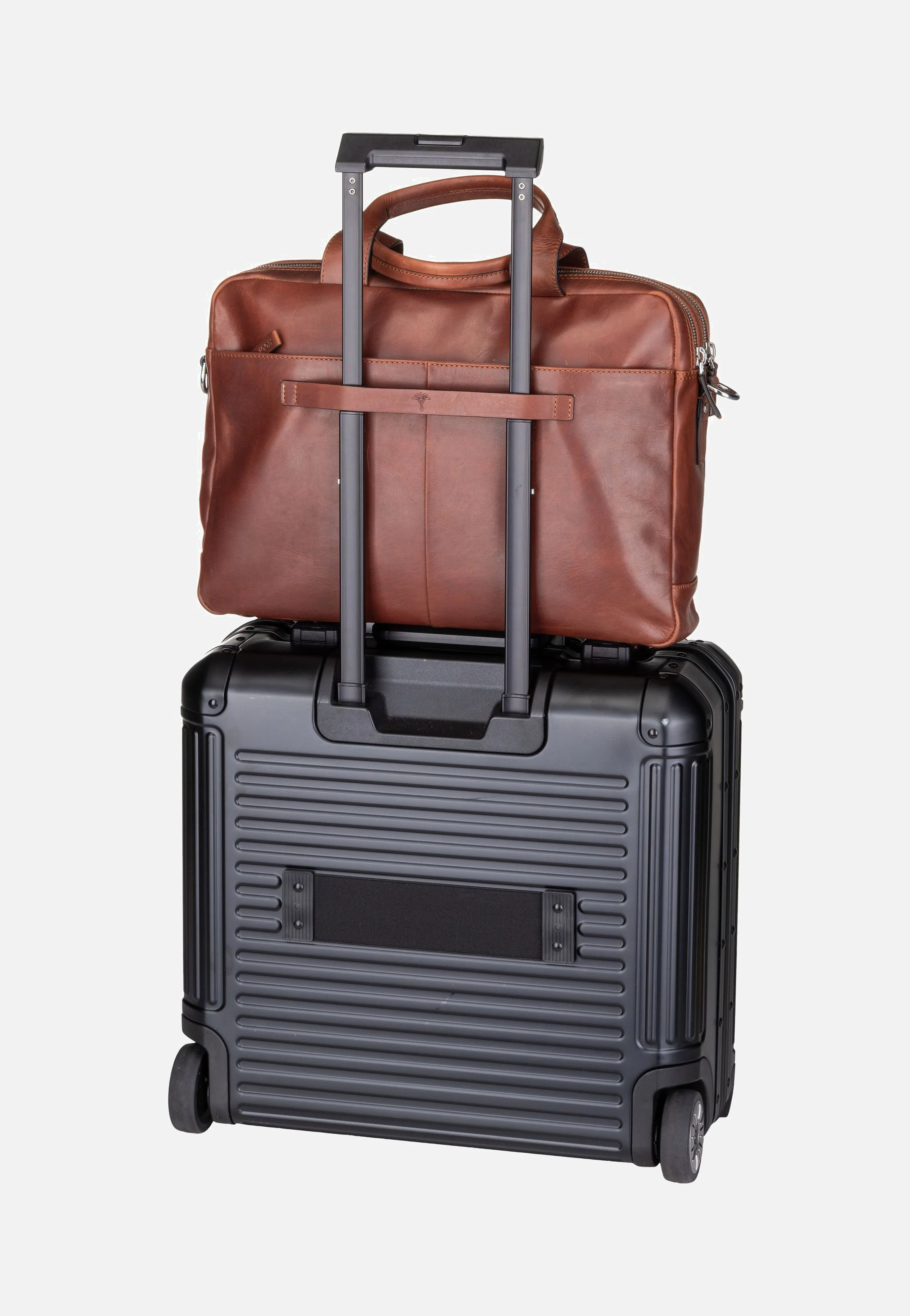 Loreto Pandion BriefBag MHZ Dark Brown - Aktentasche - Image 8