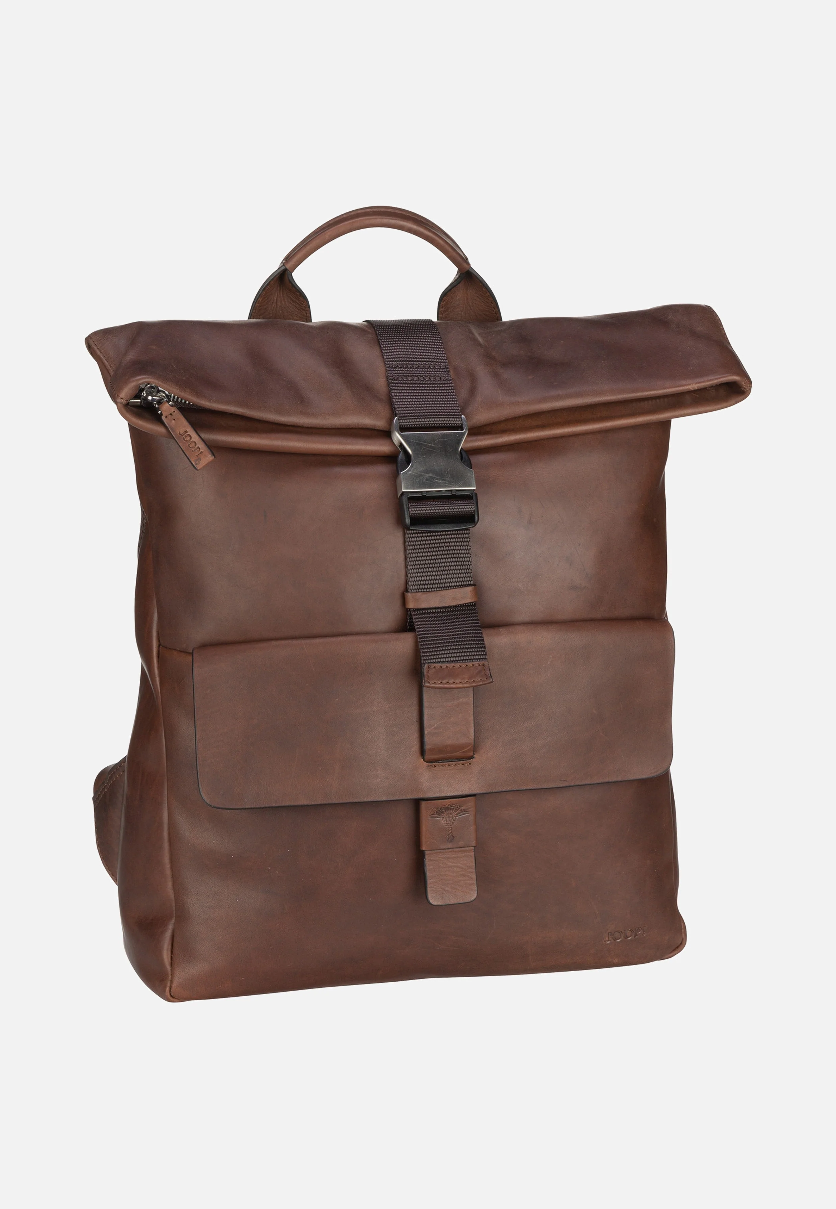 Loreto Rico Backpack MVF Dark Brown - Rolltop Rucksack