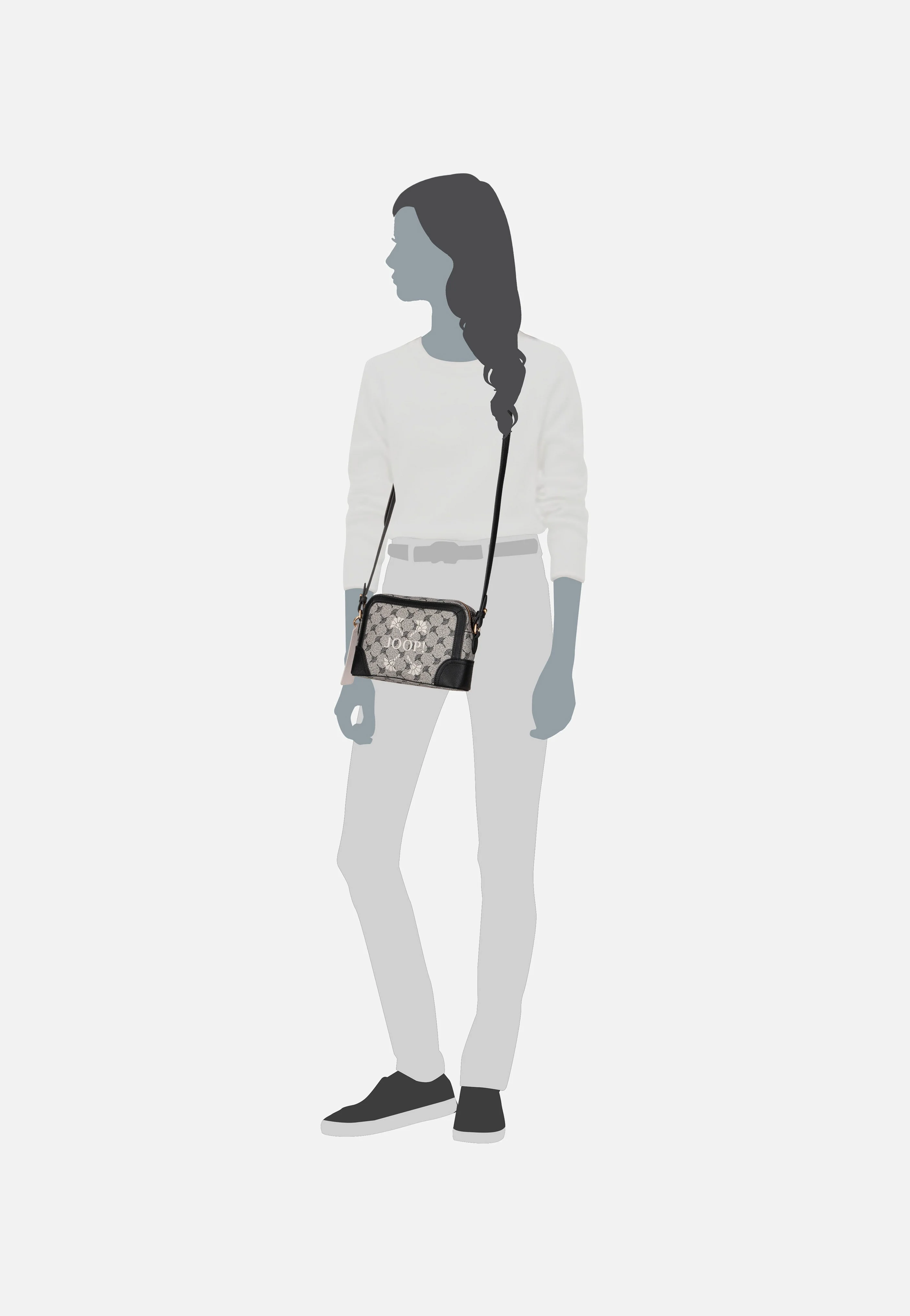 Mazzolino Chiaro Cloe SHZ Black - Crossbody Bag - Image 6