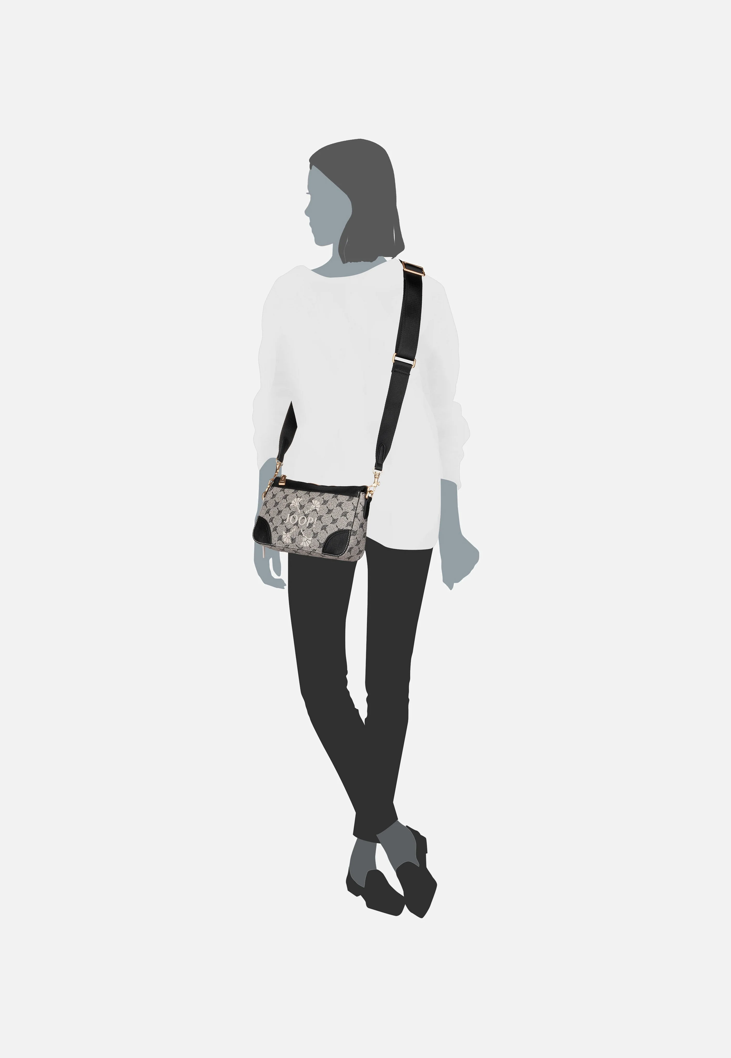 Mazzolino Chiaro Jasmina SHZ Black - Crossbody Bag - Image 6