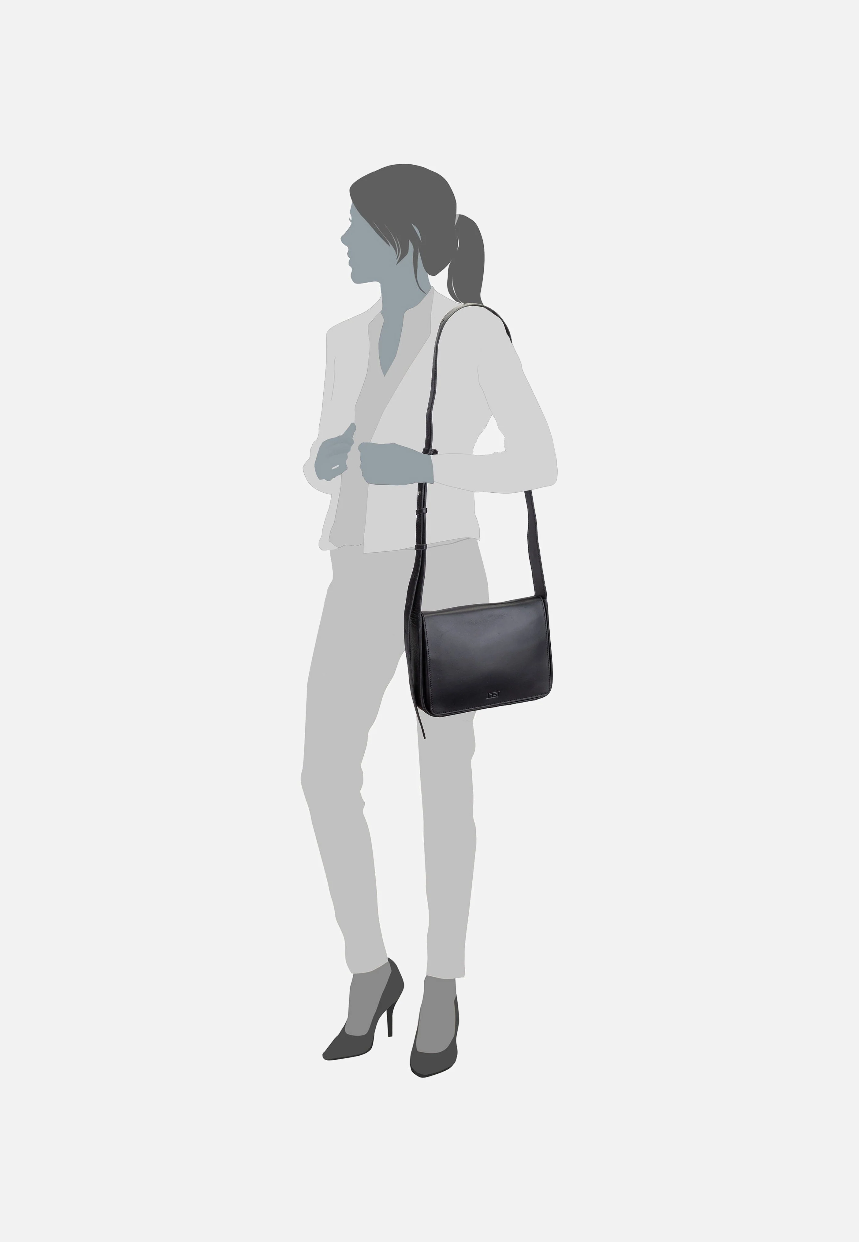 Arva 4304 Schwarz - Crossbody Bag - Image 5