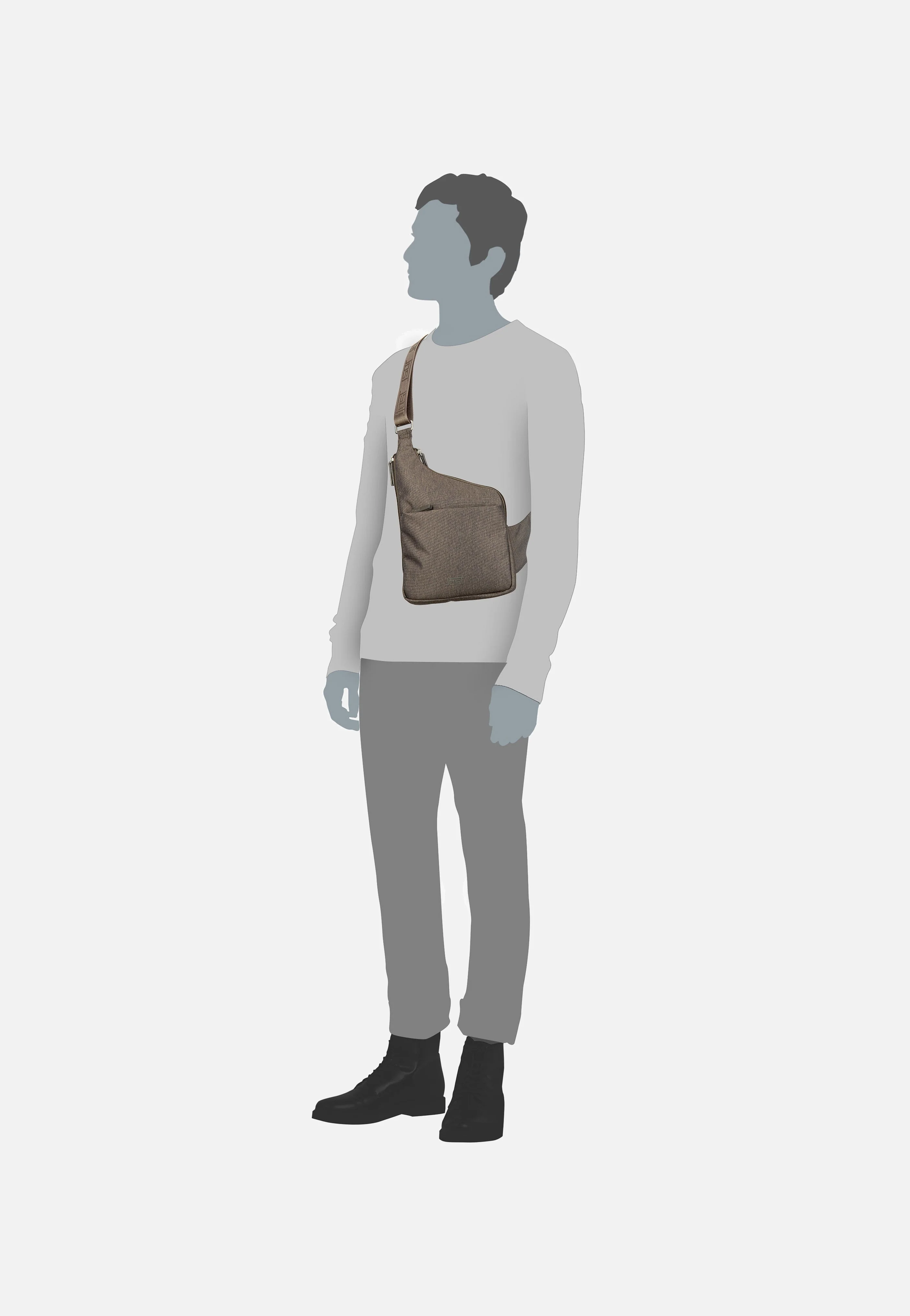 Bergen 1604 Taupe - Sling Bag - Image 7