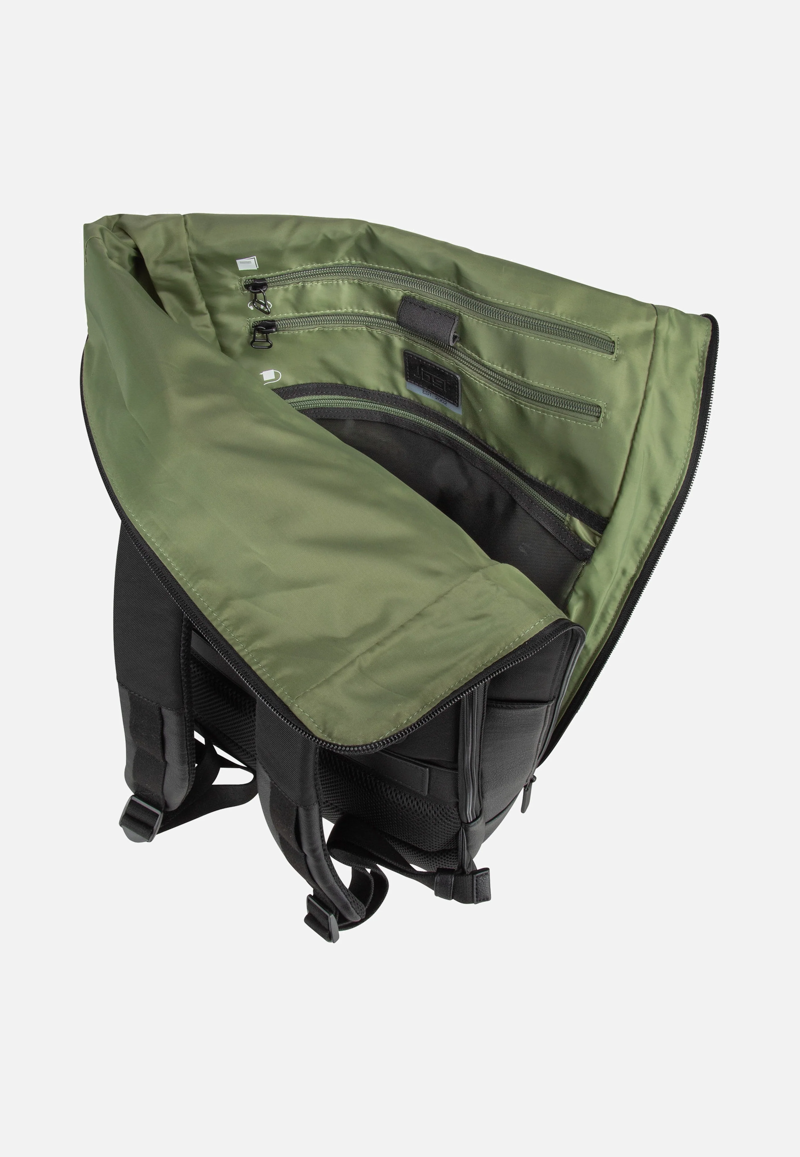 Riga Courier Black - Rolltop Rucksack - Image 5