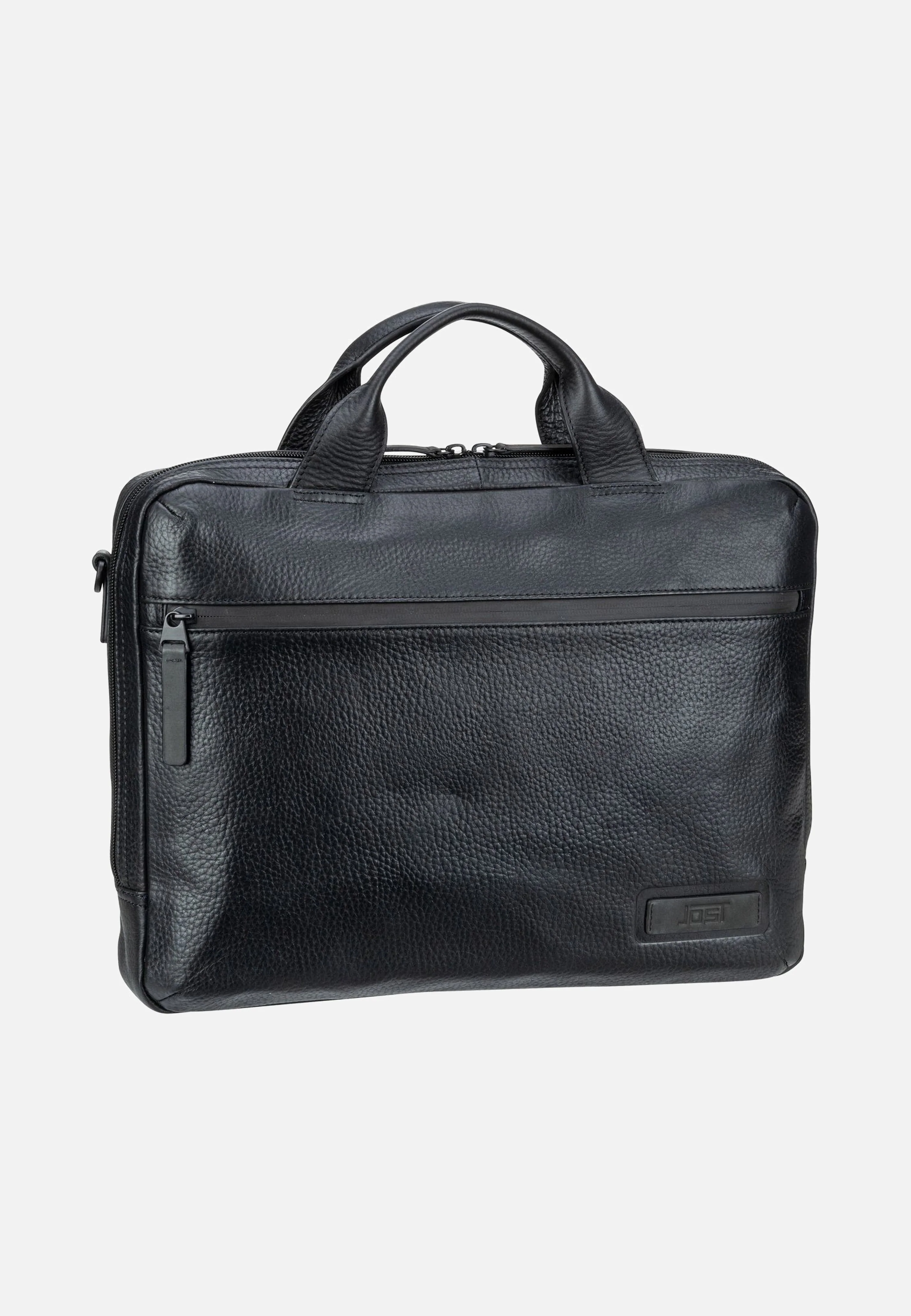 Stockholm Business Bag S 1 Comp Black - Aktentasche