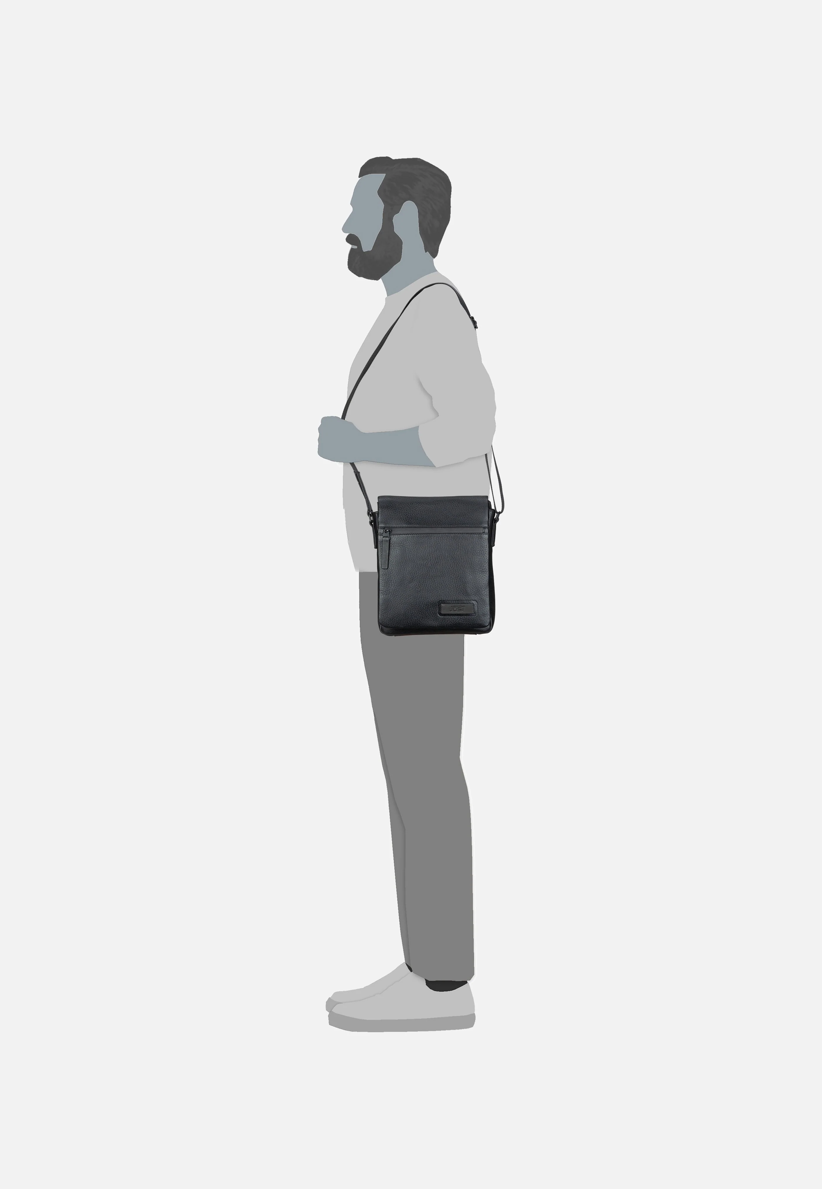 Stockholm Flap S Black - Crossbody Bag - Image 7