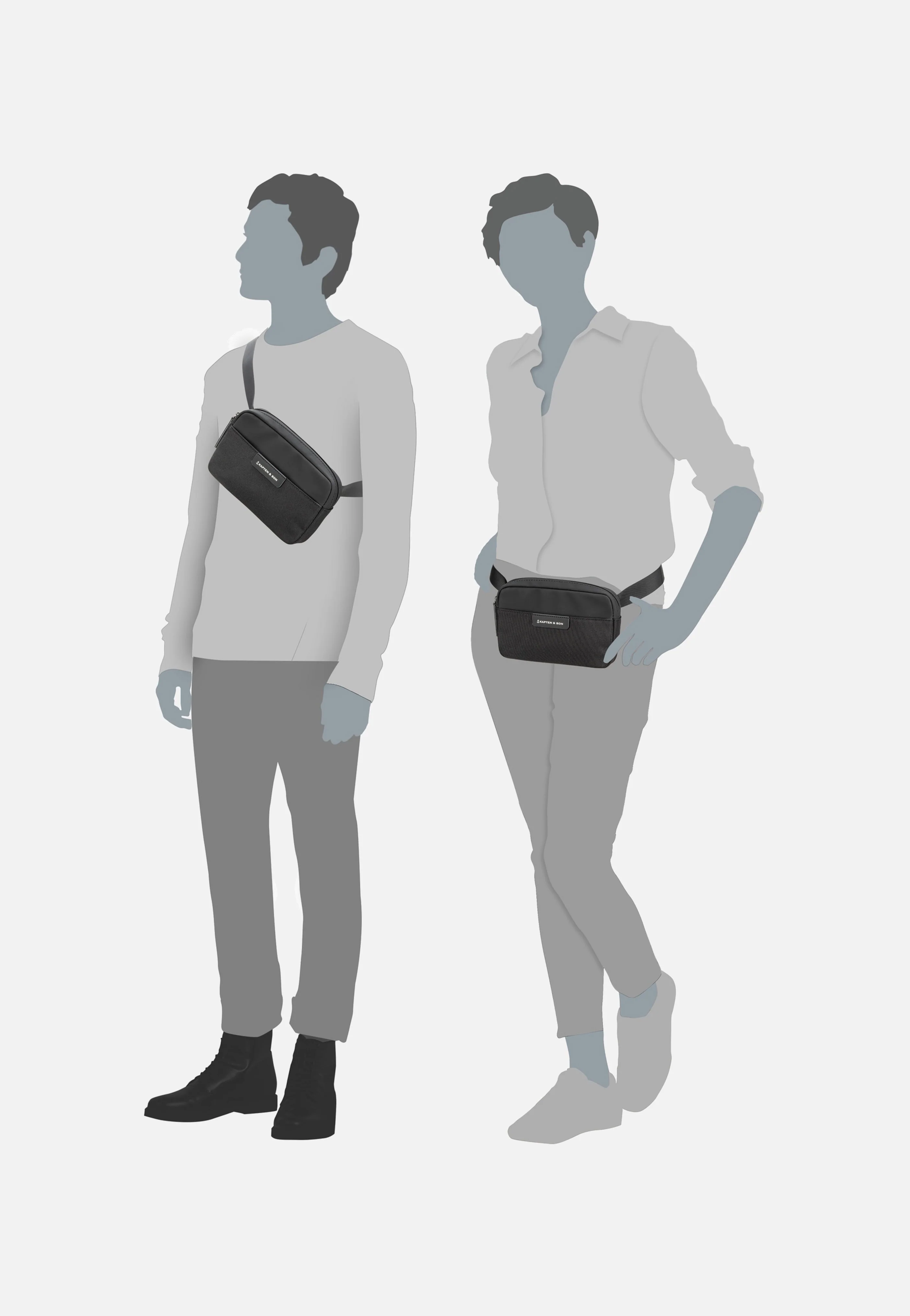 Bergen CB All Black - Bauchtasche - Image 7