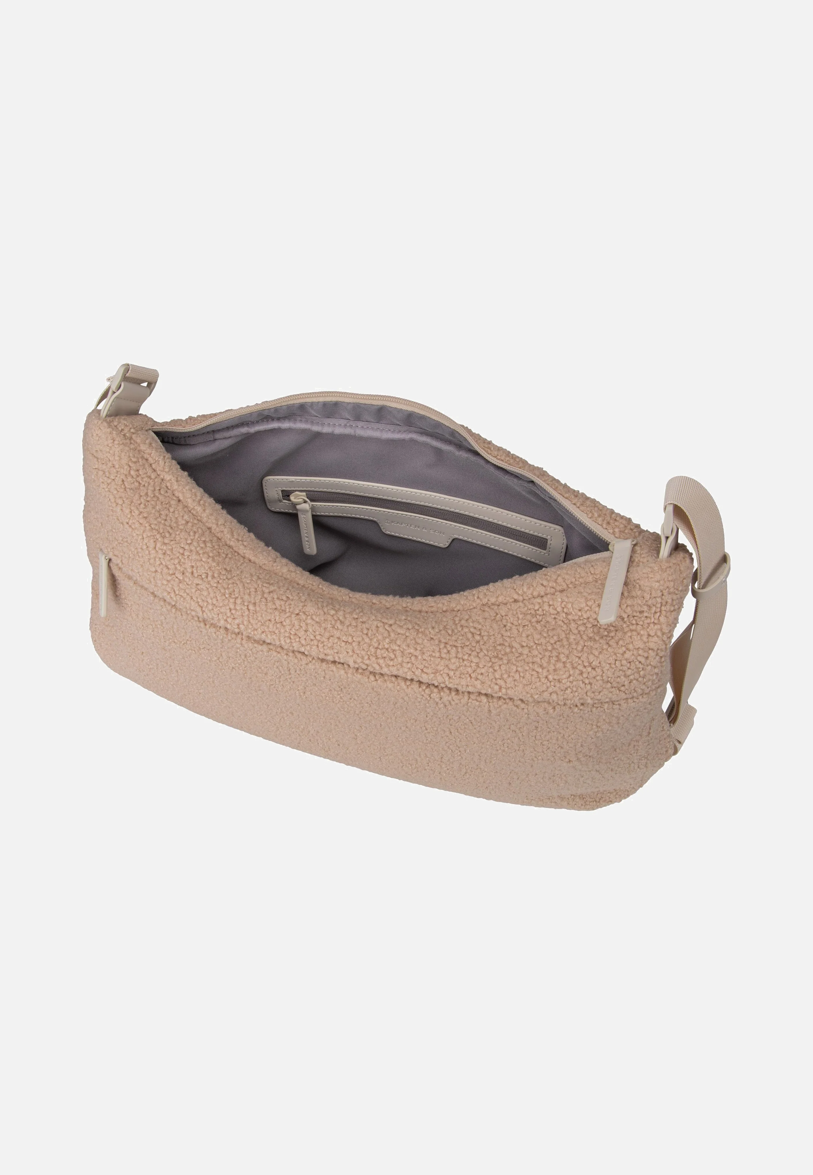 Skara Large Fleece Sandstone - Crossbody Bag - Image 4