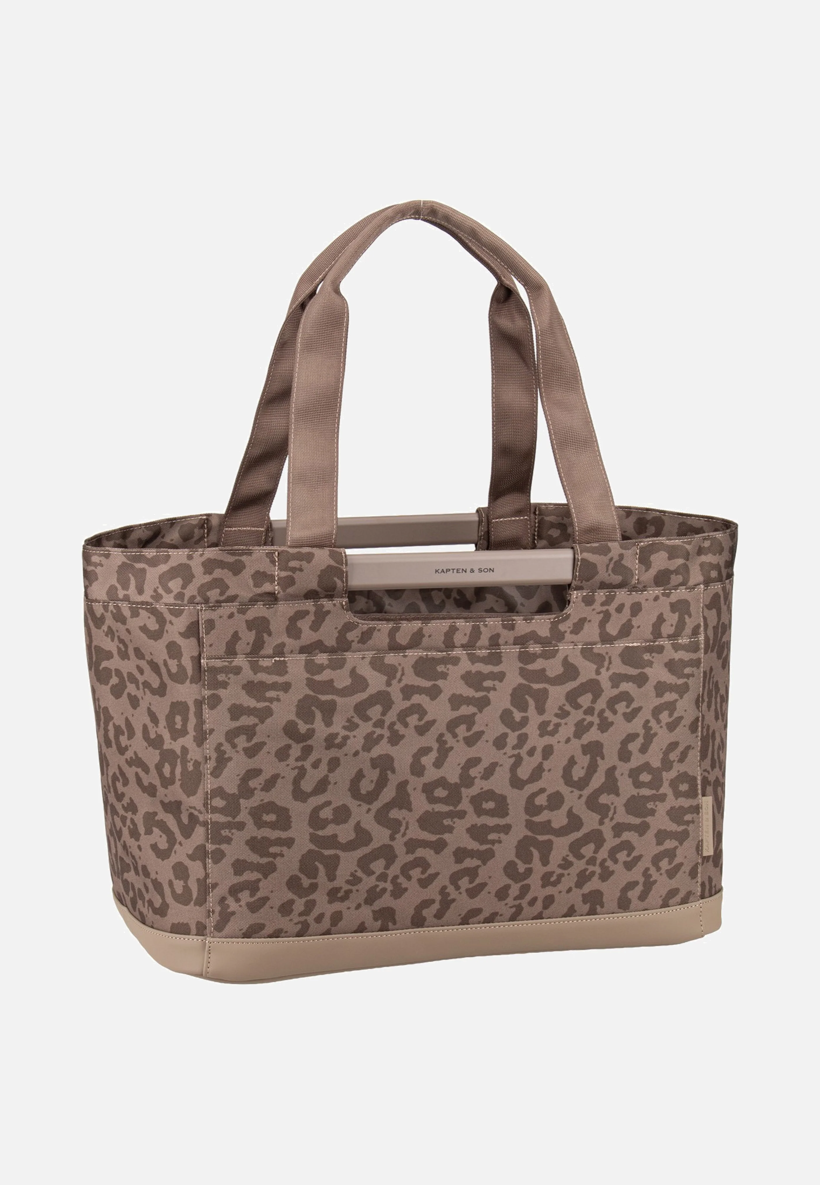 Vaasa Shopping Basket Leo dark brown - Einkaufskorb