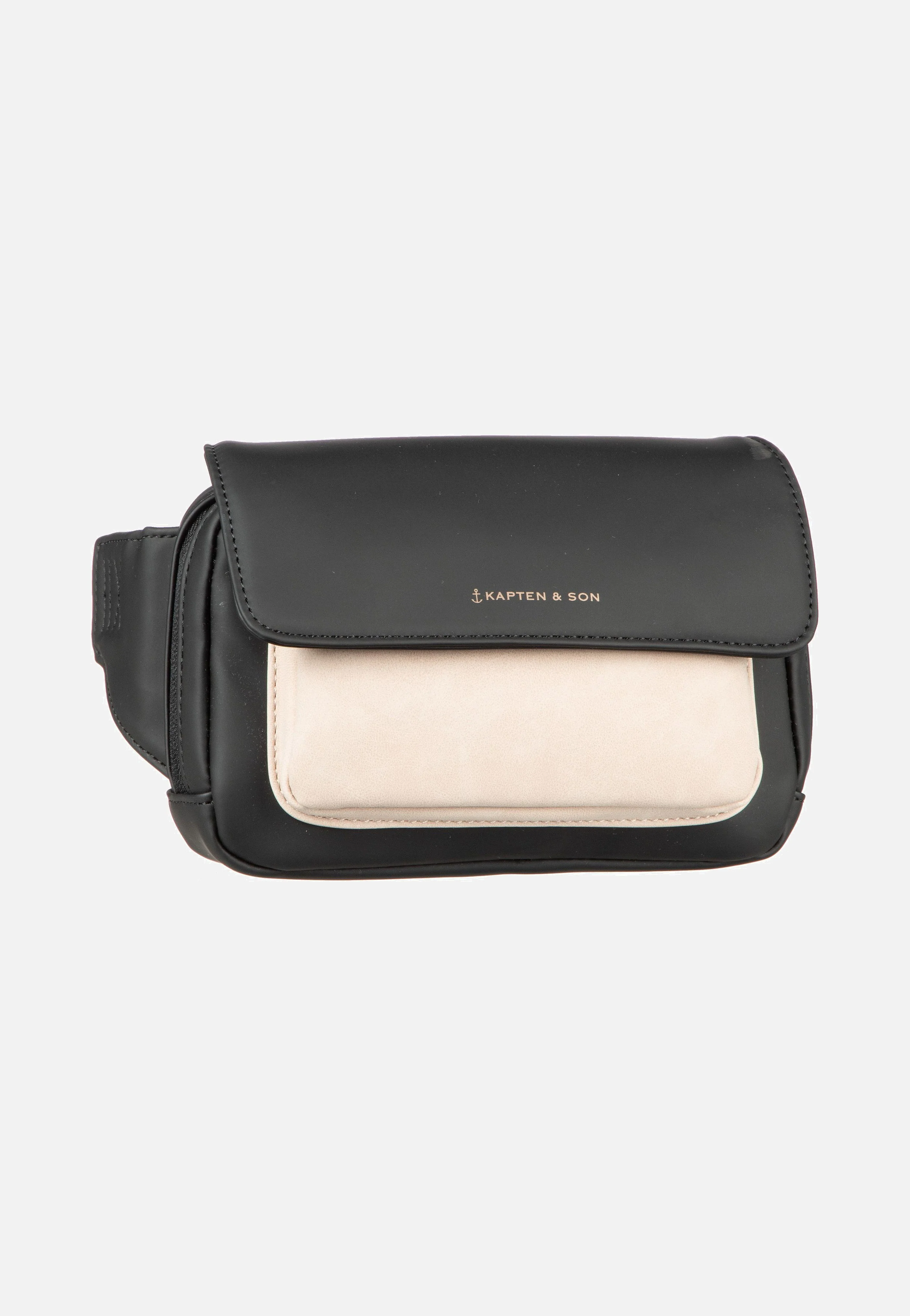 Visby Cream Black - Bauchtasche