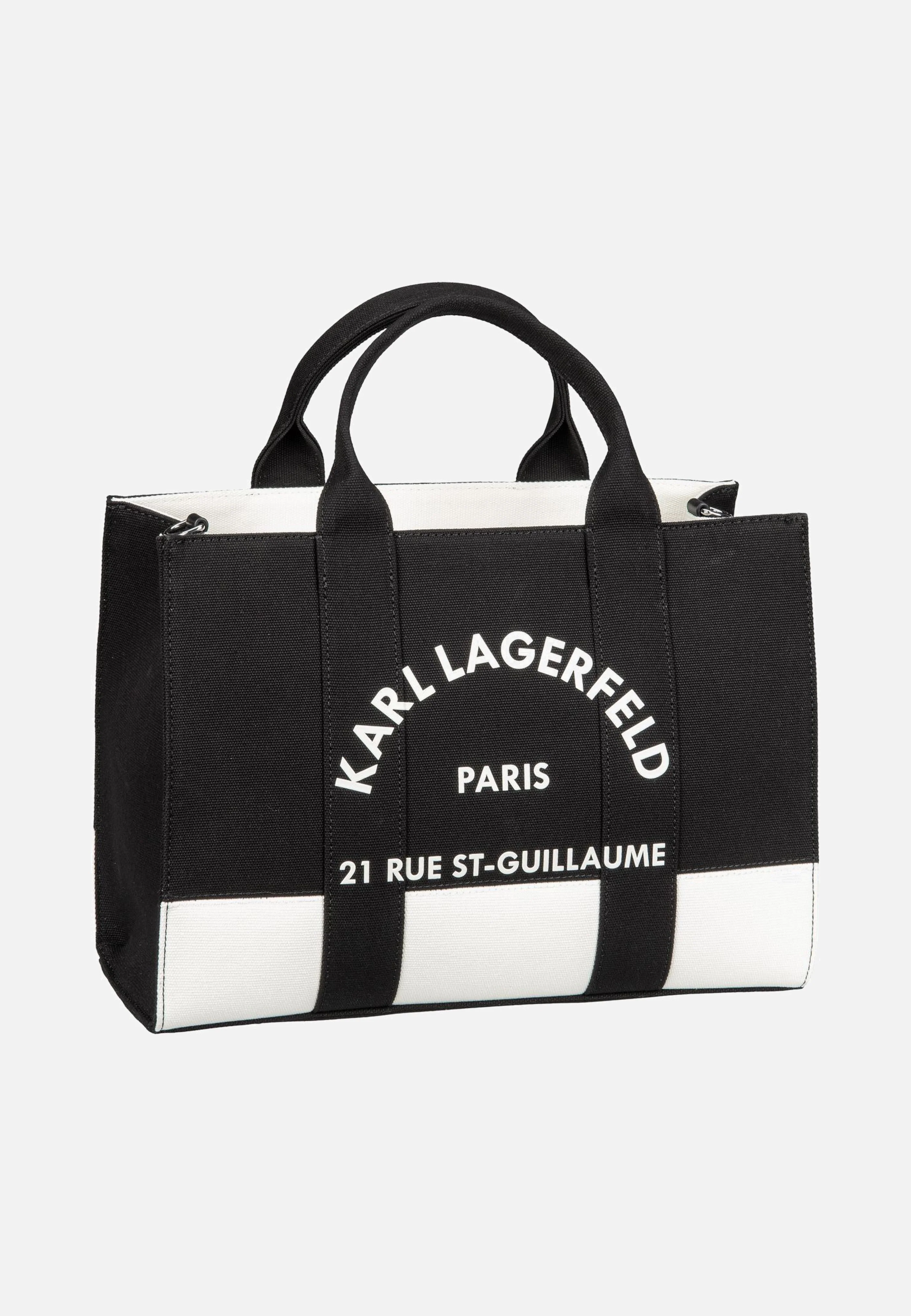 K/RSG Square MD Col. Block 50025 Cannoli Cream/Black - Tote Bag