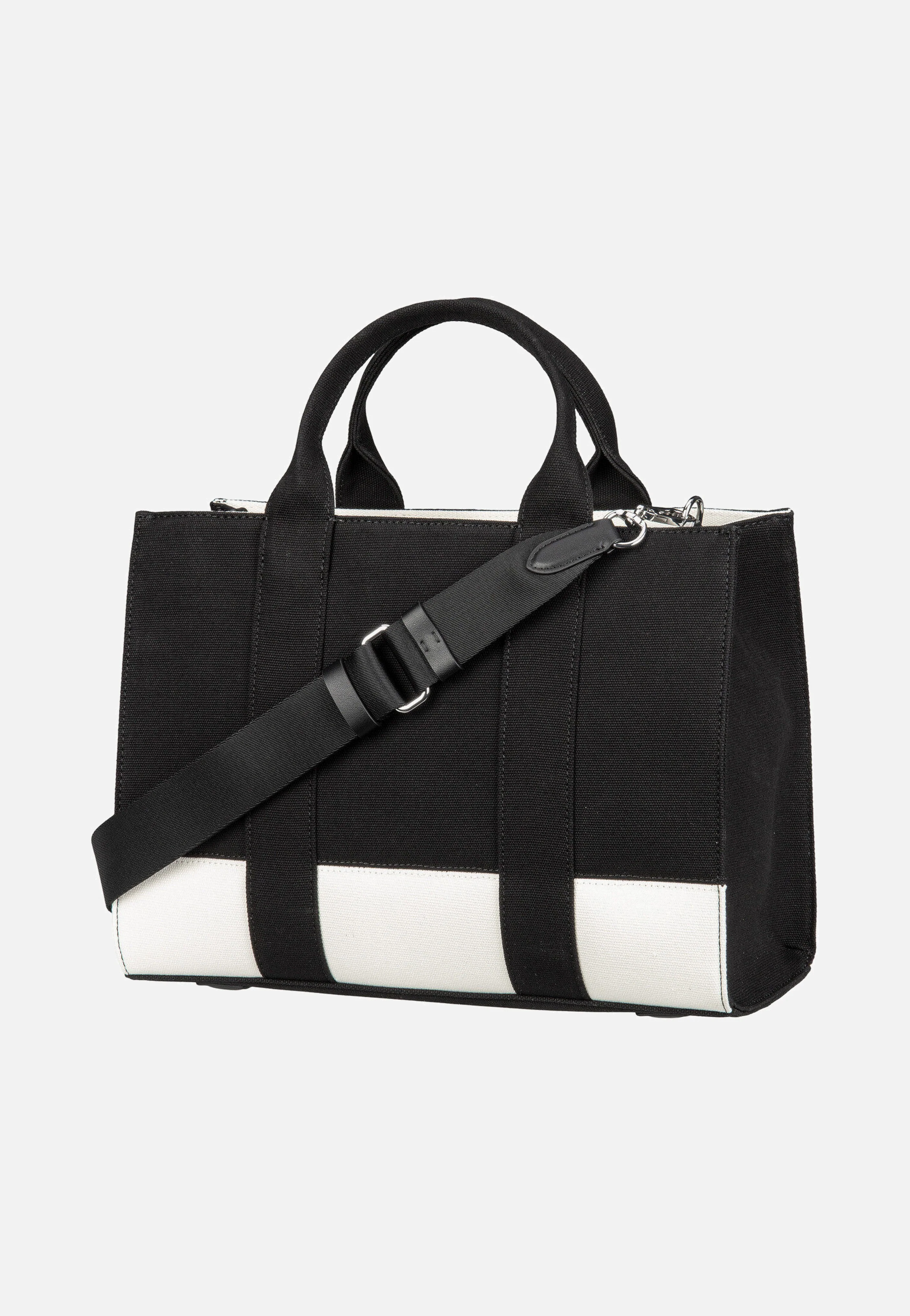 K/RSG Square MD Col. Block 50025 Cannoli Cream/Black - Tote Bag - Image 2