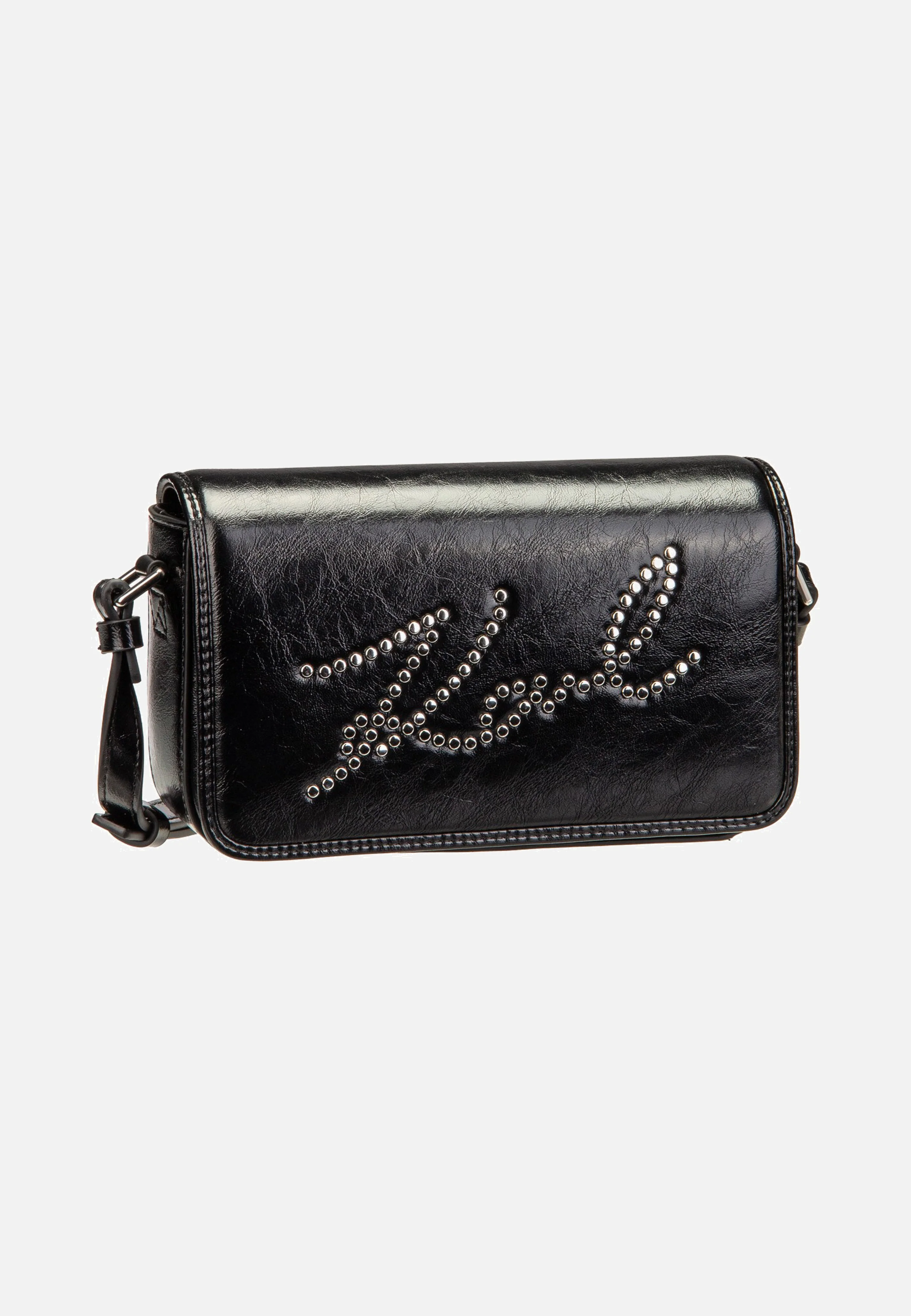 K/Skuare Flap CB Studs 30304 Black/Nickel - Crossbody Bag