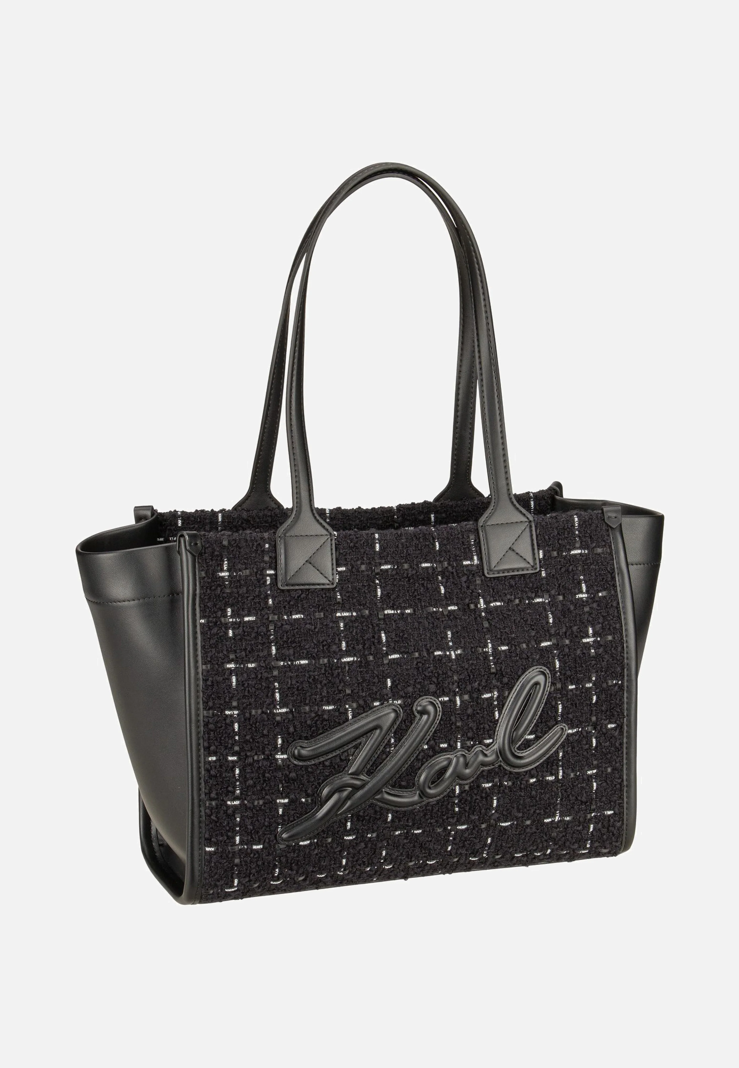 K/Skuare MD Tote Bouclé KL Bouclé Bw - Shopper
