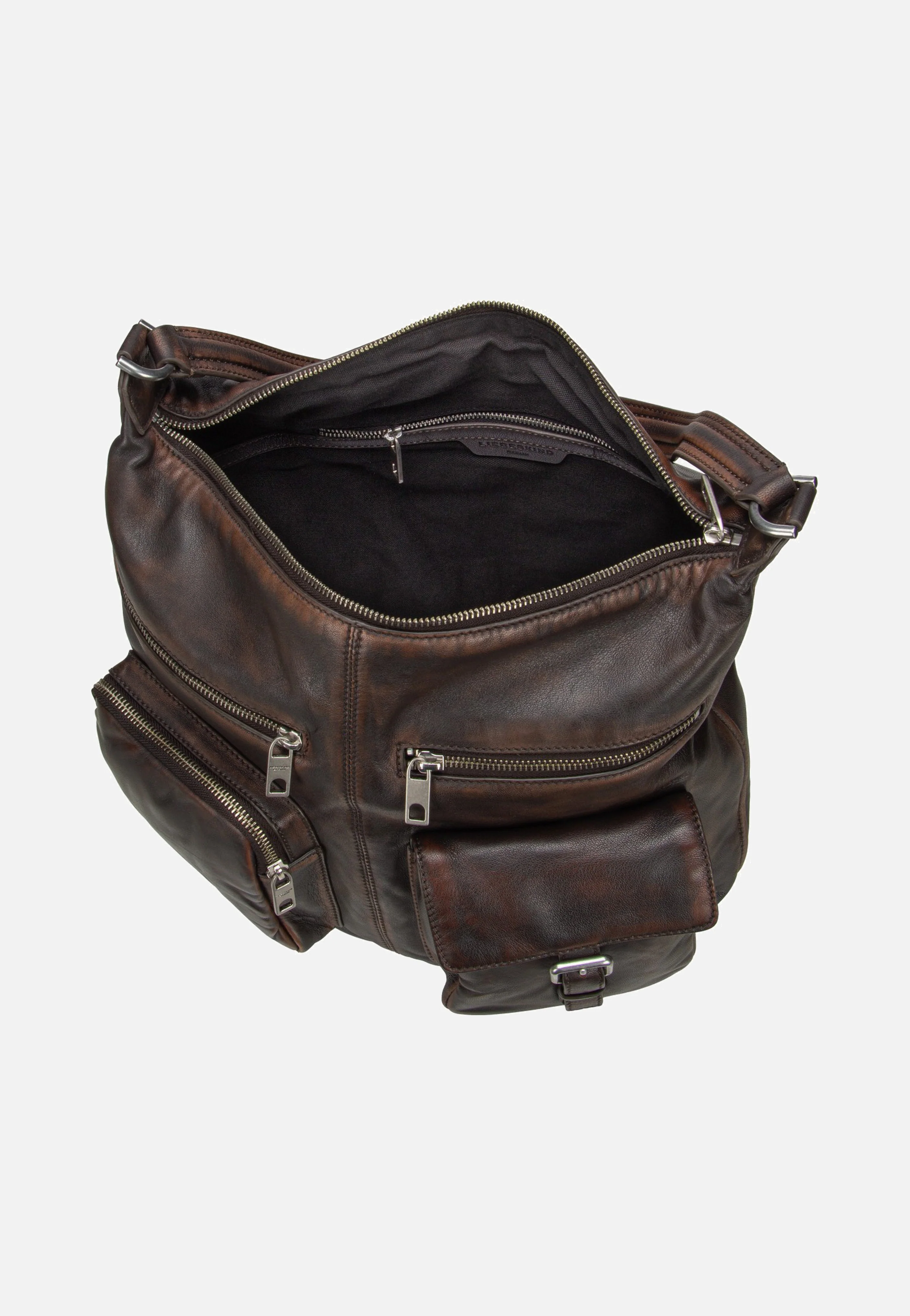 Andrea Hobo M Lamb Snowcem Roasted Coconut - Hobo Bag - Image 5