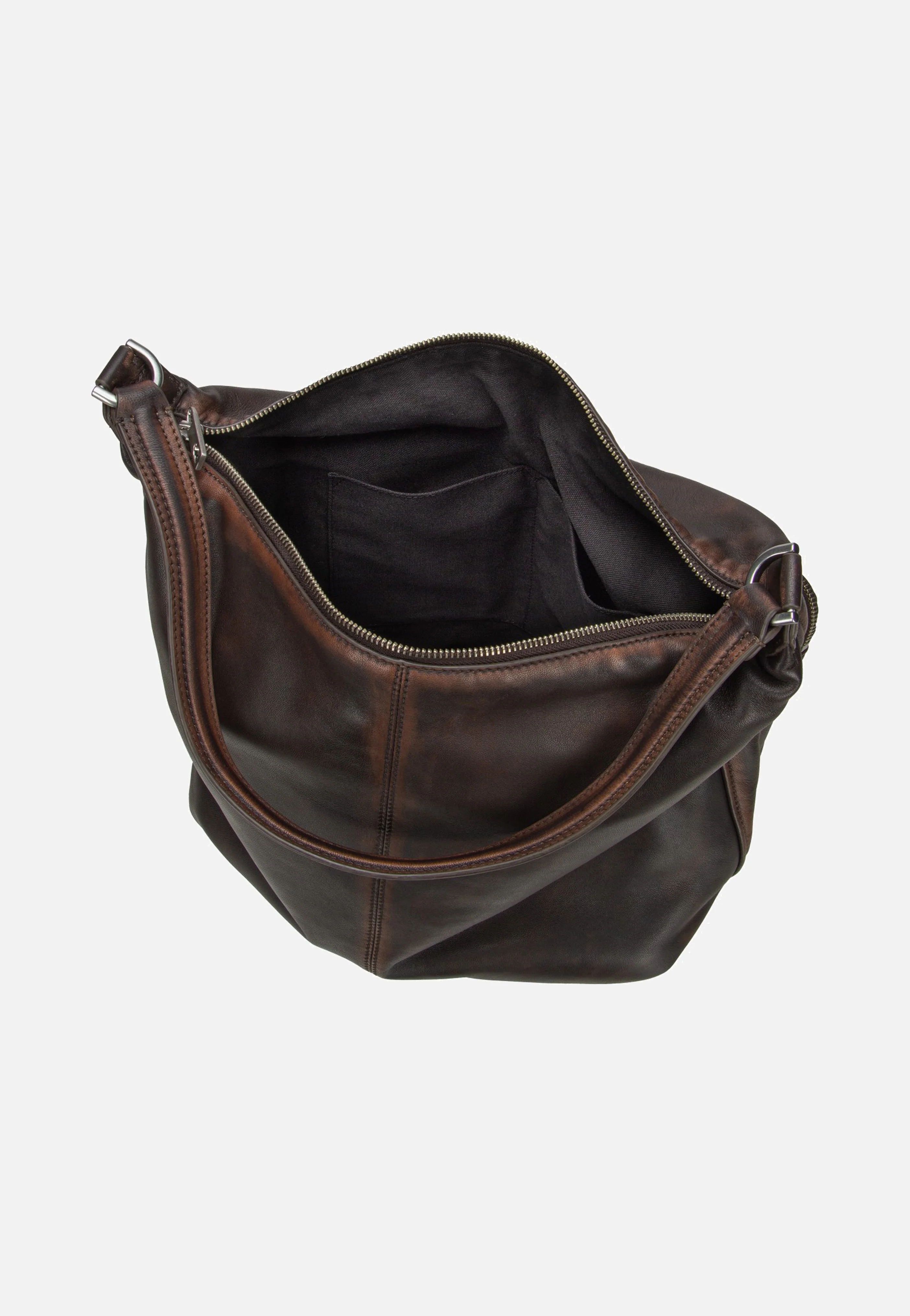 Andrea Hobo M Lamb Snowcem Roasted Coconut - Hobo Bag - Image 6