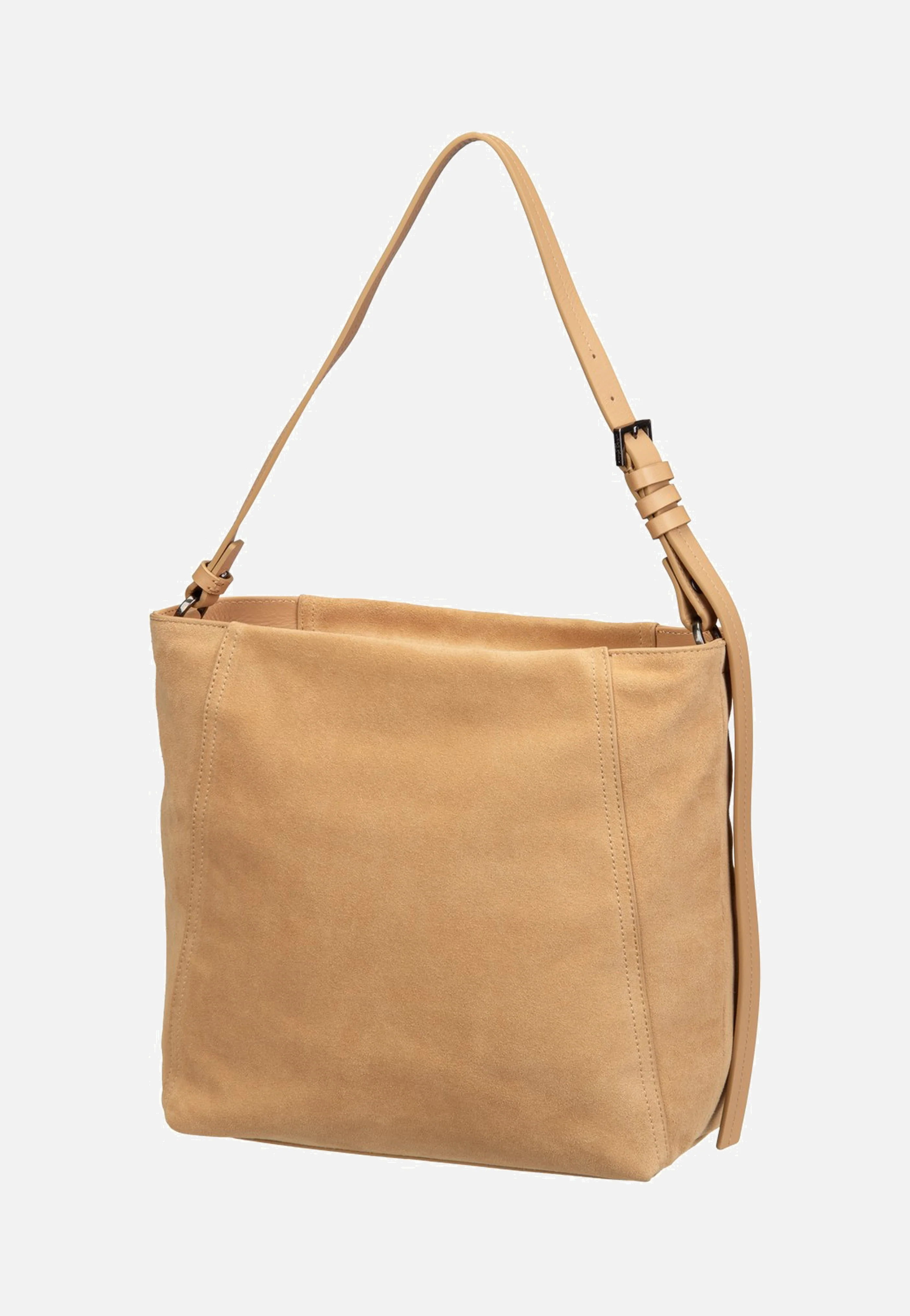 Chudy Hobo M Hydro Suede Light Tan Suede - Hobo Bag - Image 3