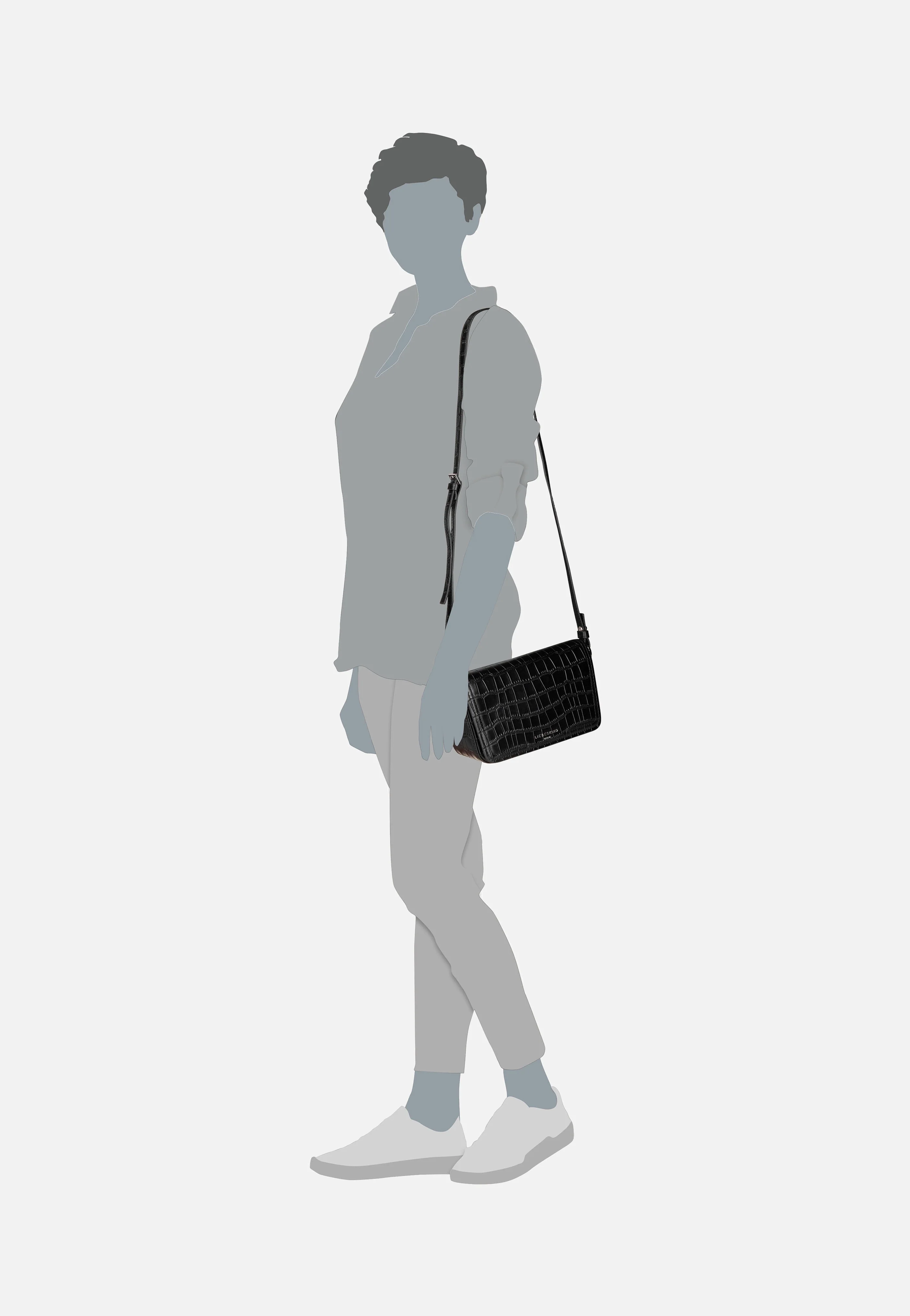 Chudy New Croco 2152398 Black - Crossbody Bag - Image 5