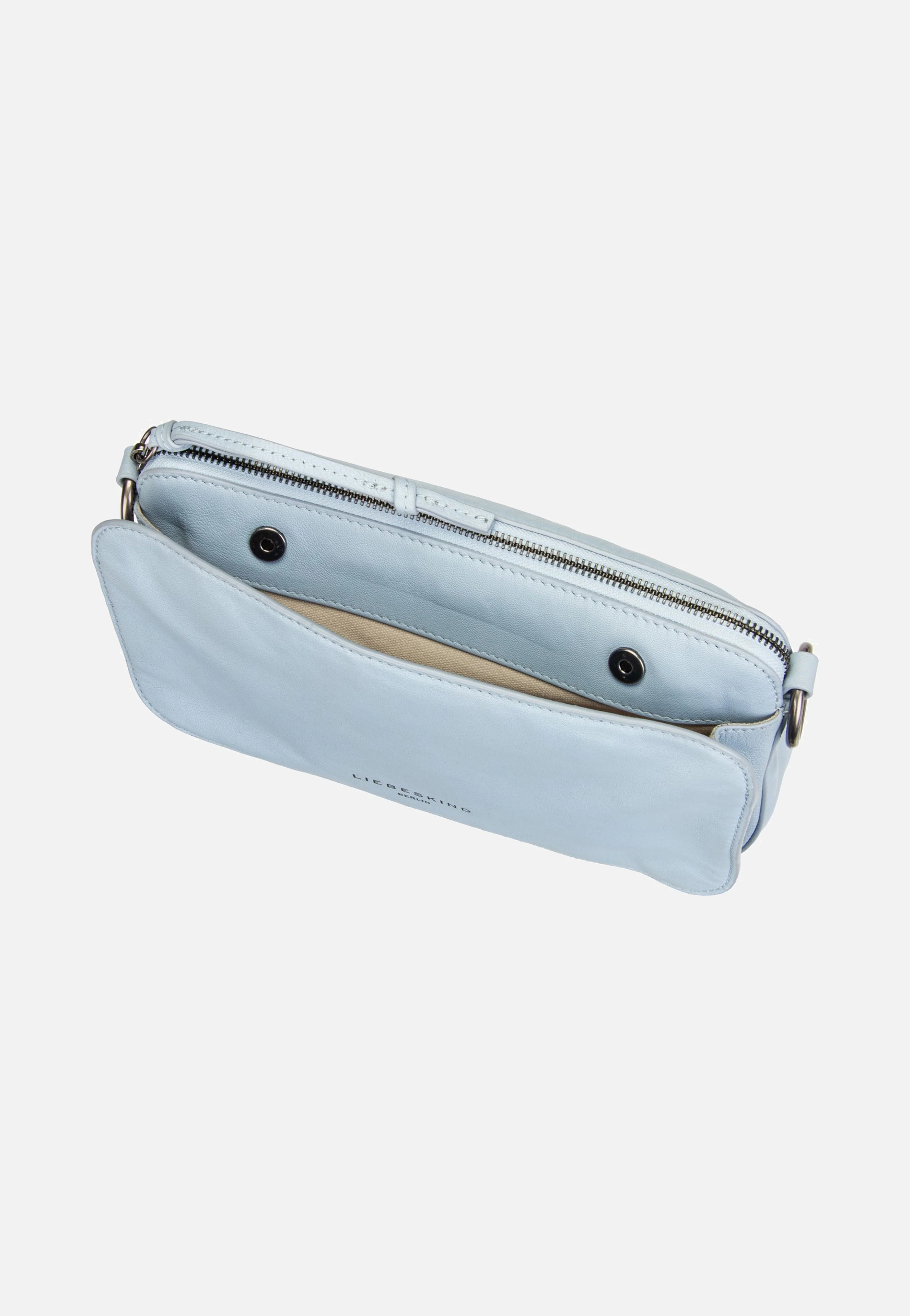 Clarice Crossbody M Sheep Natural Blue Denim - Crossbody Bag - Image 5