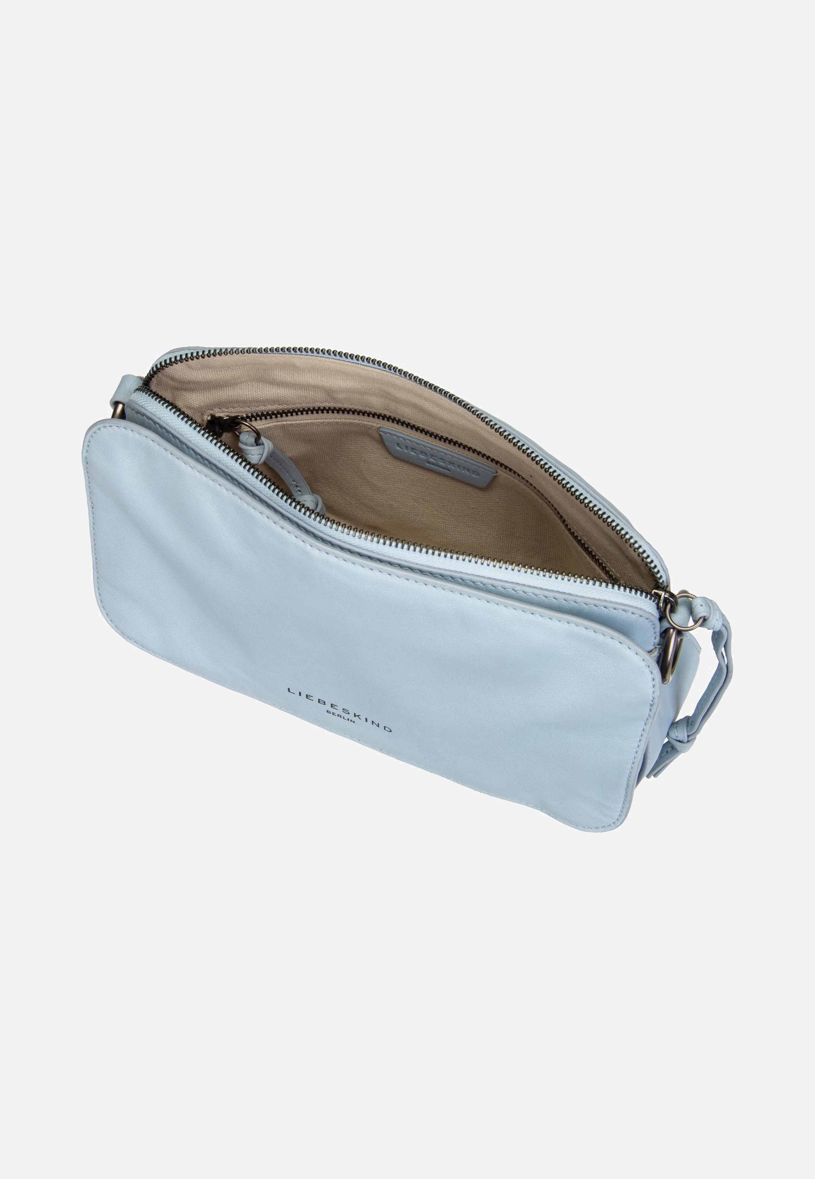 Clarice Crossbody M Sheep Natural Blue Denim - Crossbody Bag - Image 6