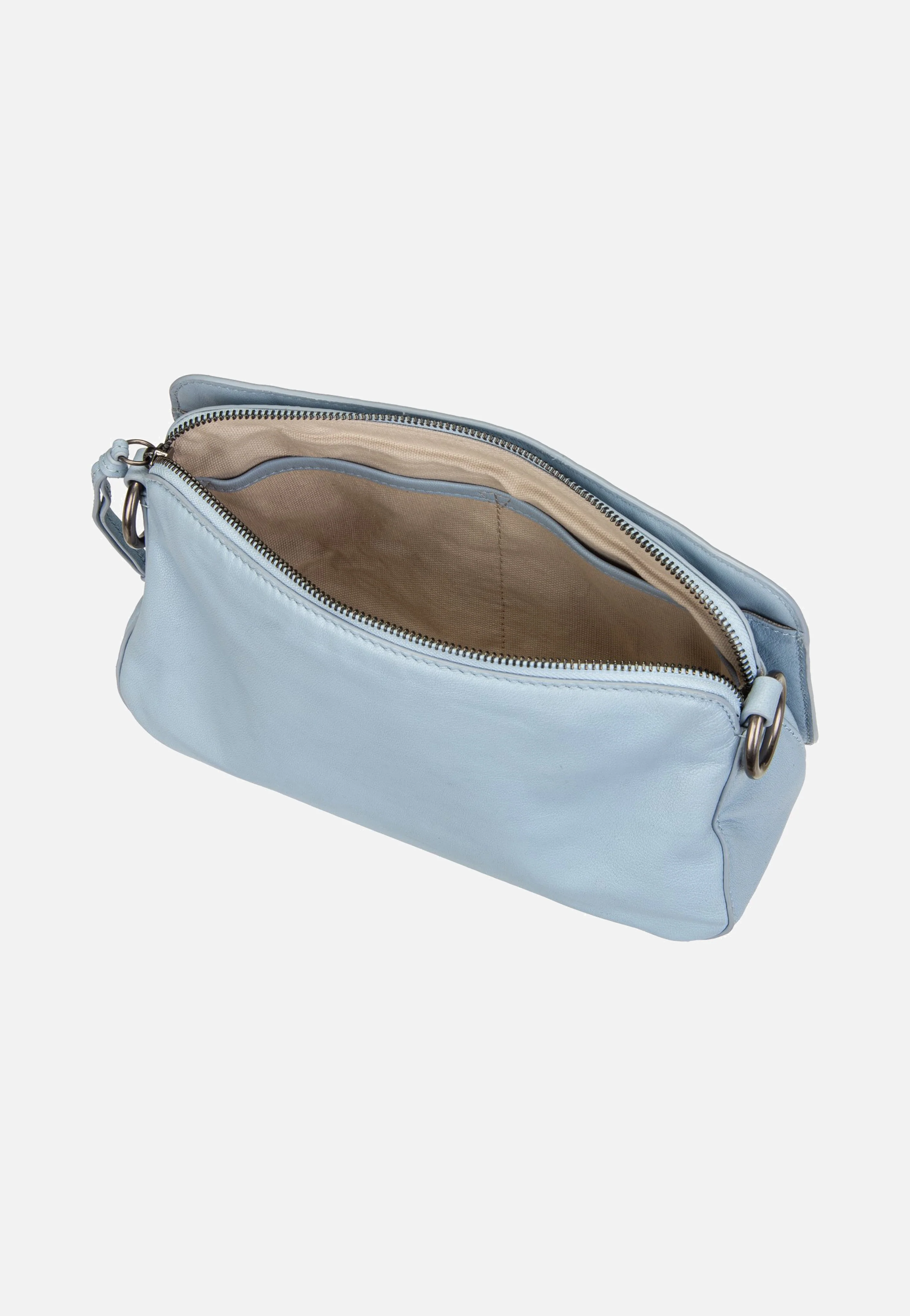Clarice Crossbody M Sheep Natural Blue Denim - Crossbody Bag - Image 7
