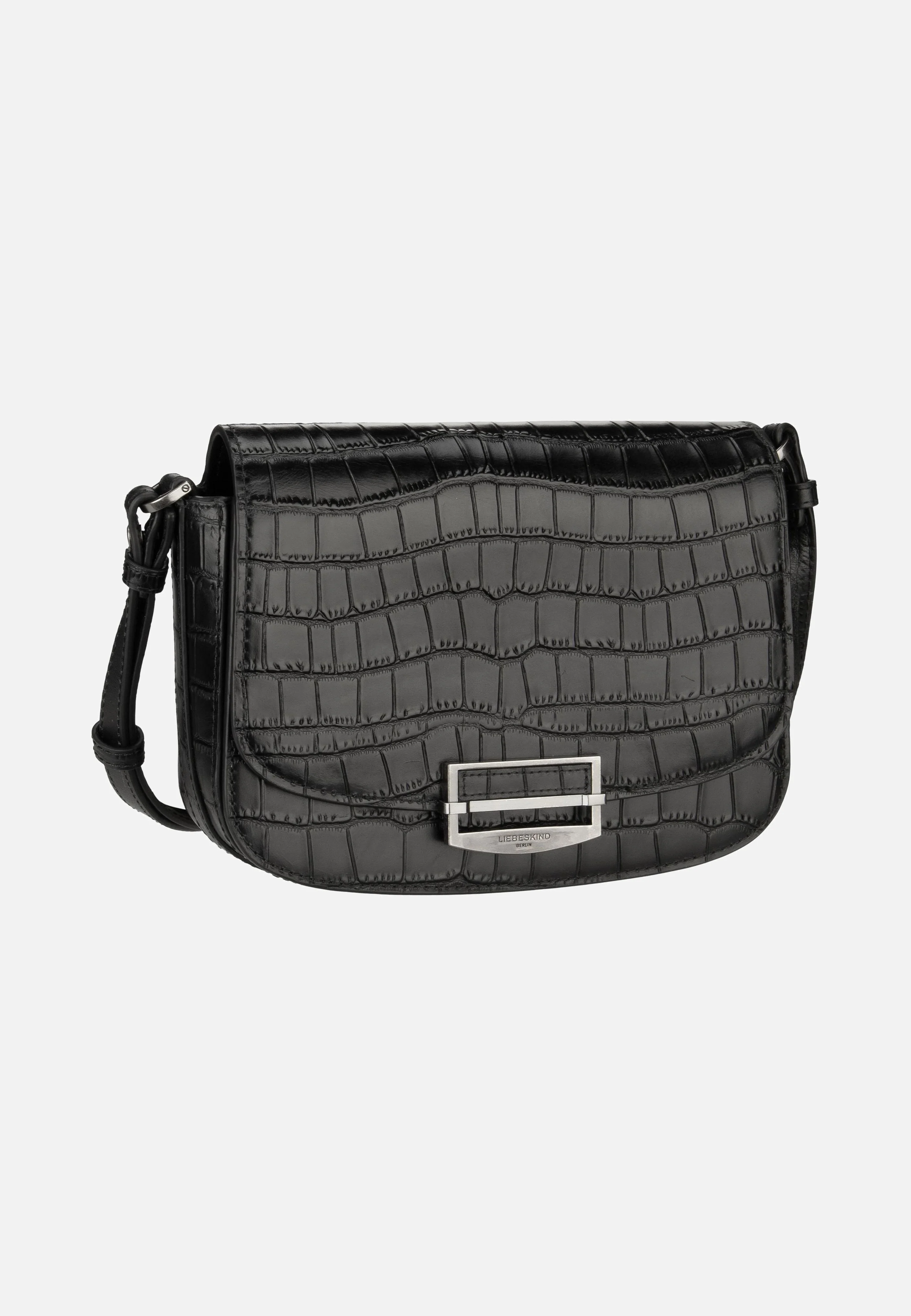 Ezra New Croco 2158212 Black - Crossbody Bag
