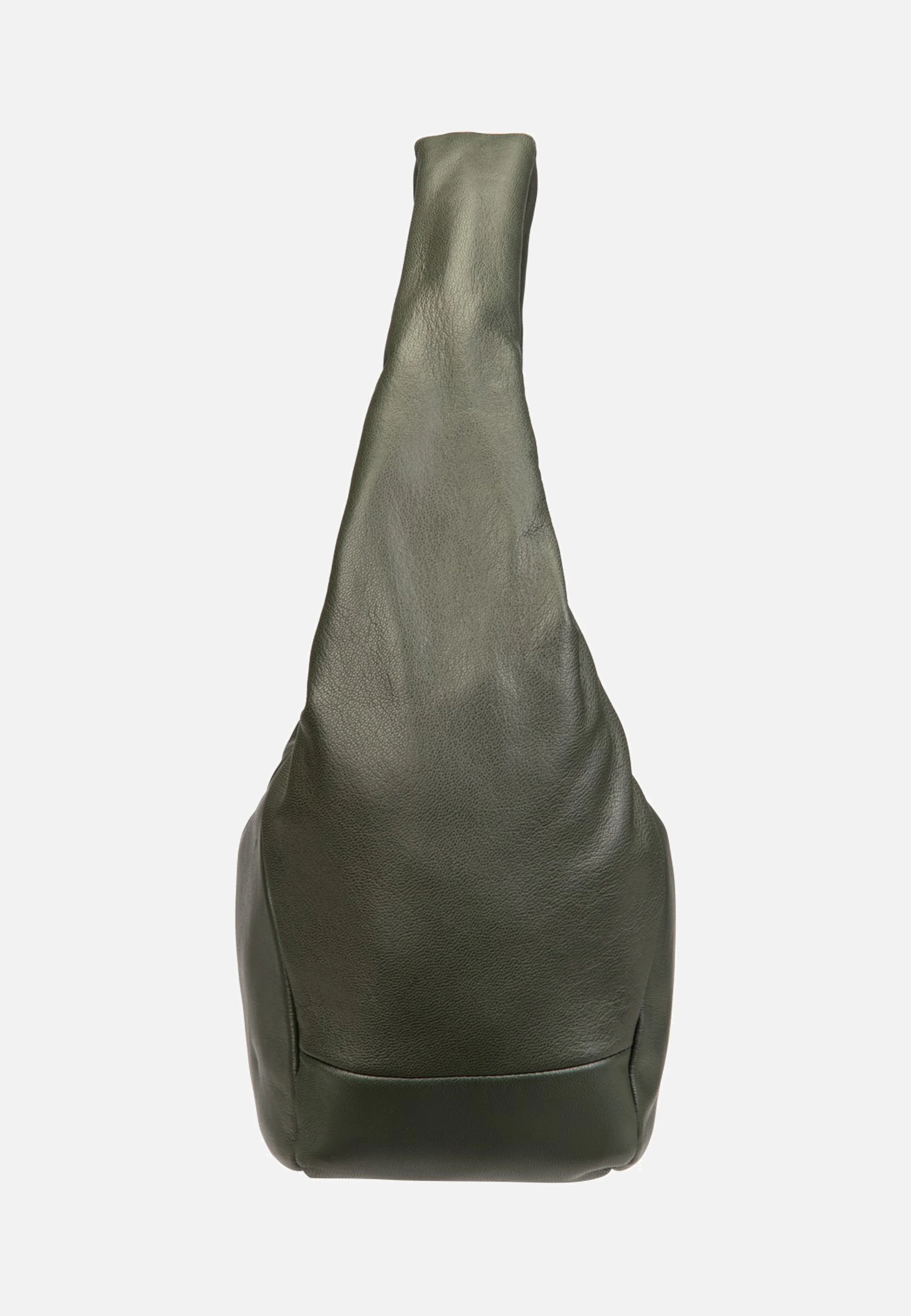Farrah M Vintage Goat Cypress Green - Hobo Bag - Image 4