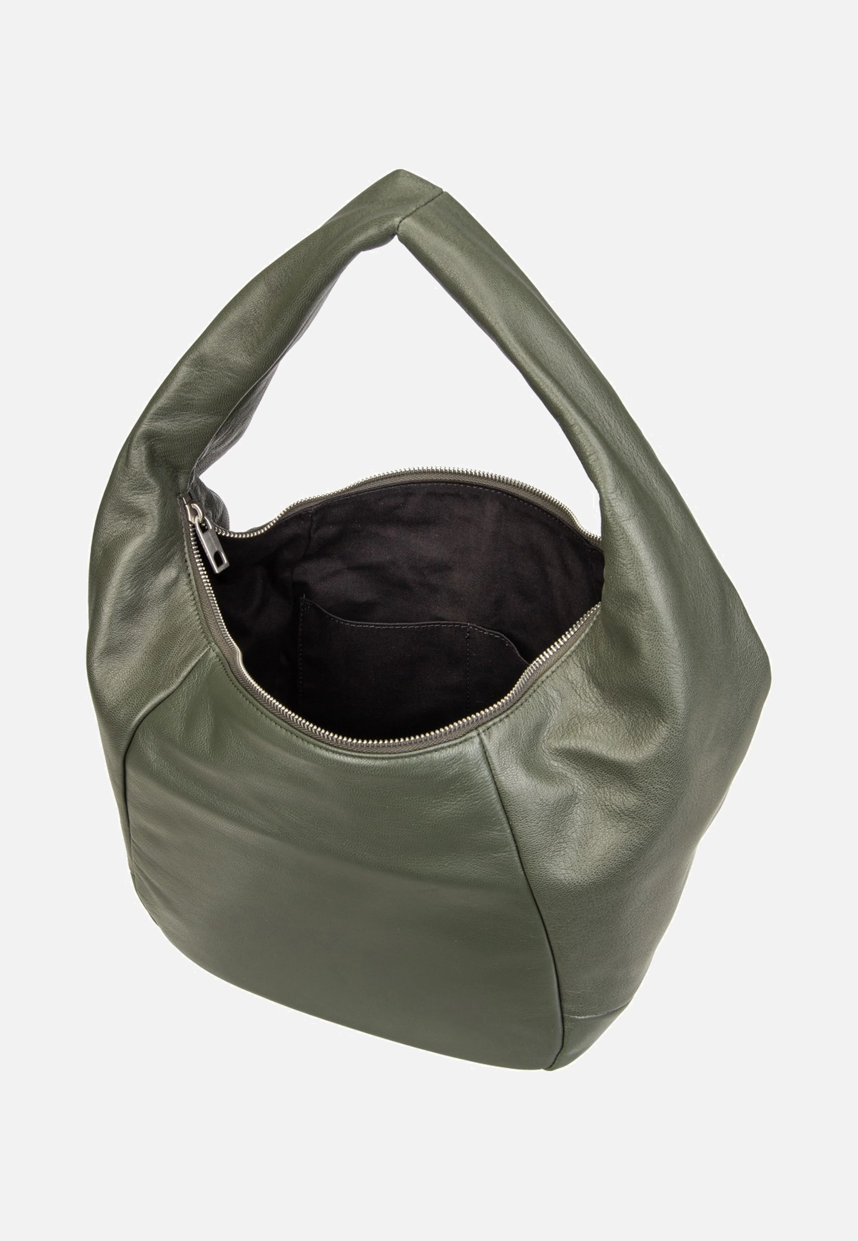 Farrah M Vintage Goat Cypress Green - Hobo Bag - Image 6