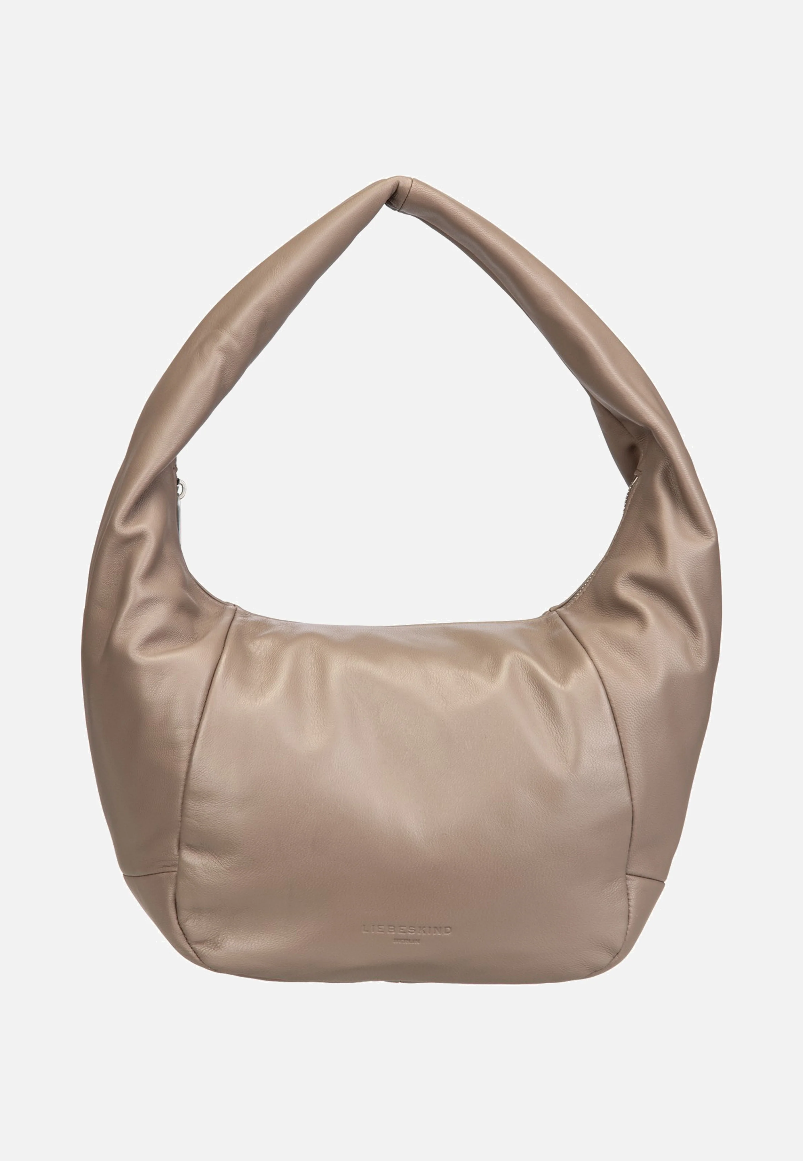 Farrah M Vintage Goat Neutral Grey - Hobo Bag - Image 2