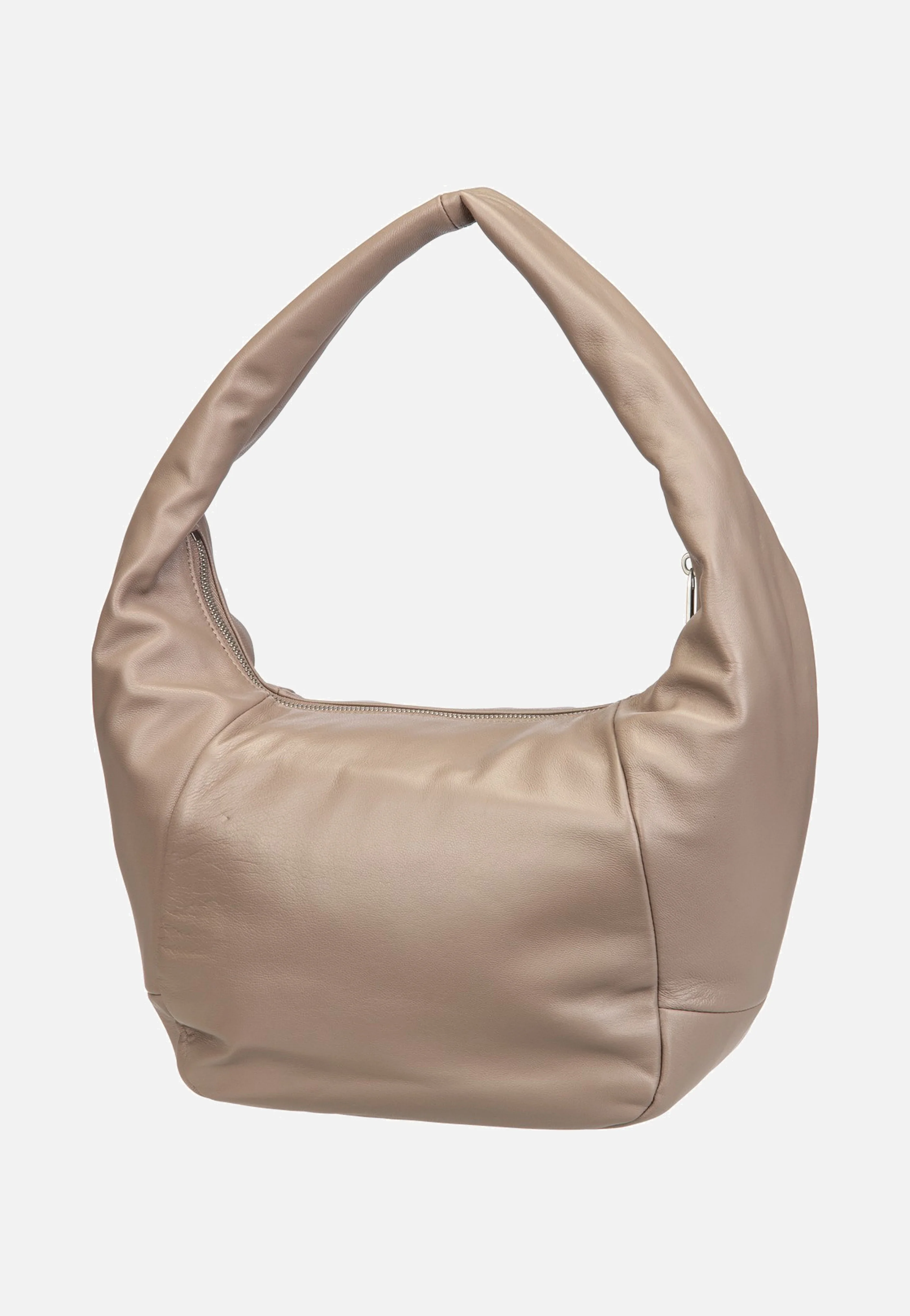 Farrah M Vintage Goat Neutral Grey - Hobo Bag - Image 3