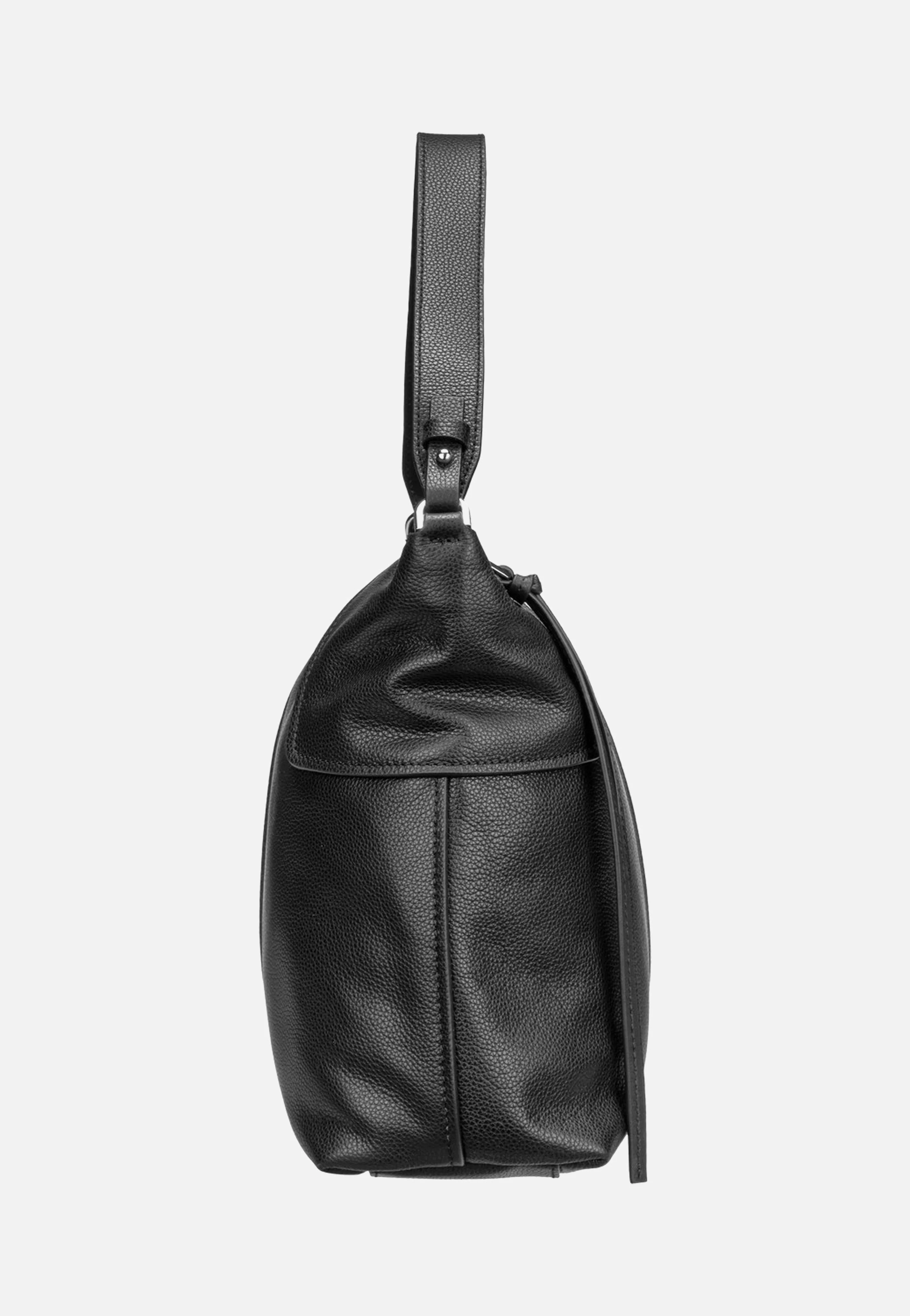 Mila Hobo M Small Pebble Black - Hobo Bag - Image 4