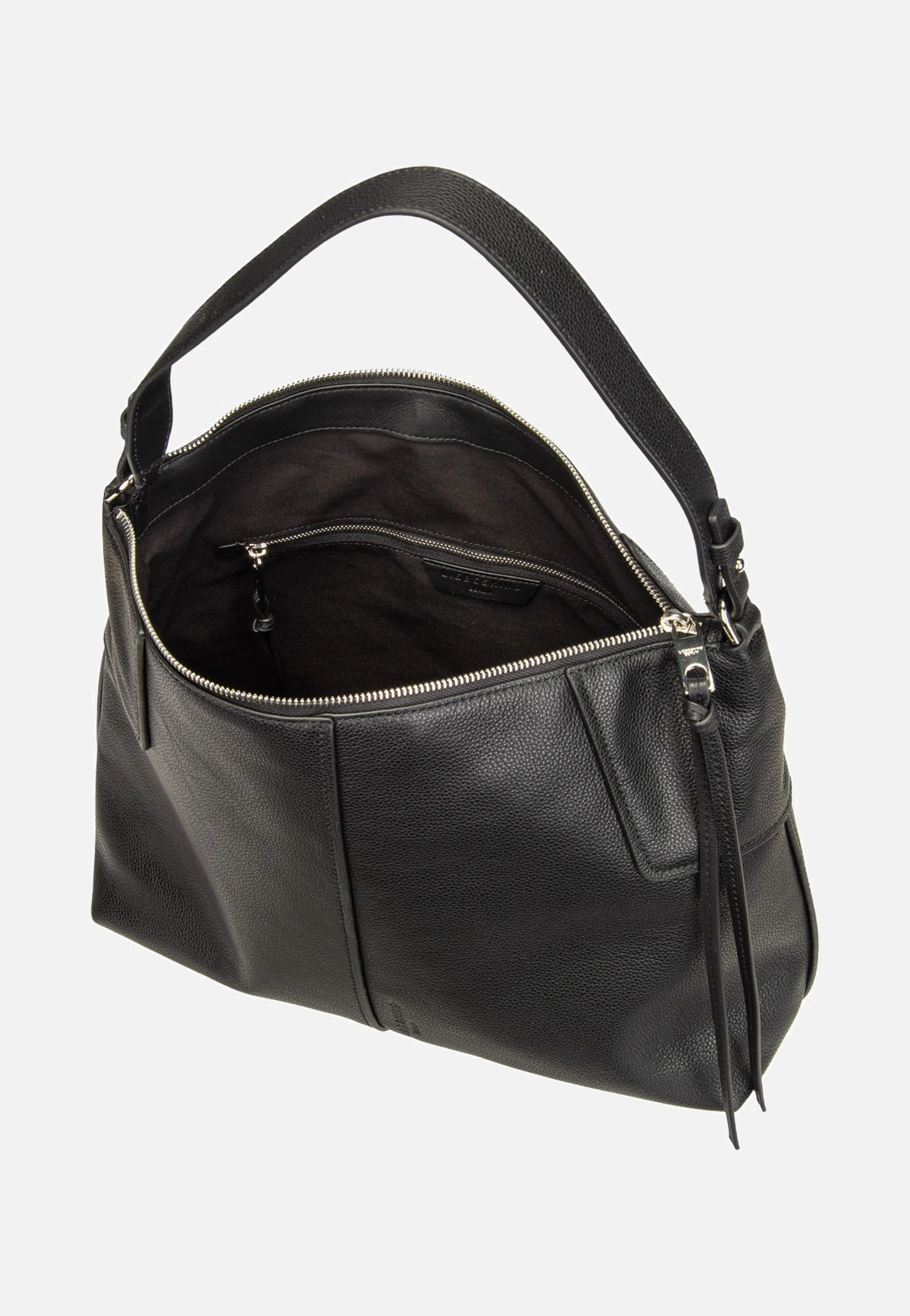 Mila Hobo M Small Pebble Black - Hobo Bag - Image 5