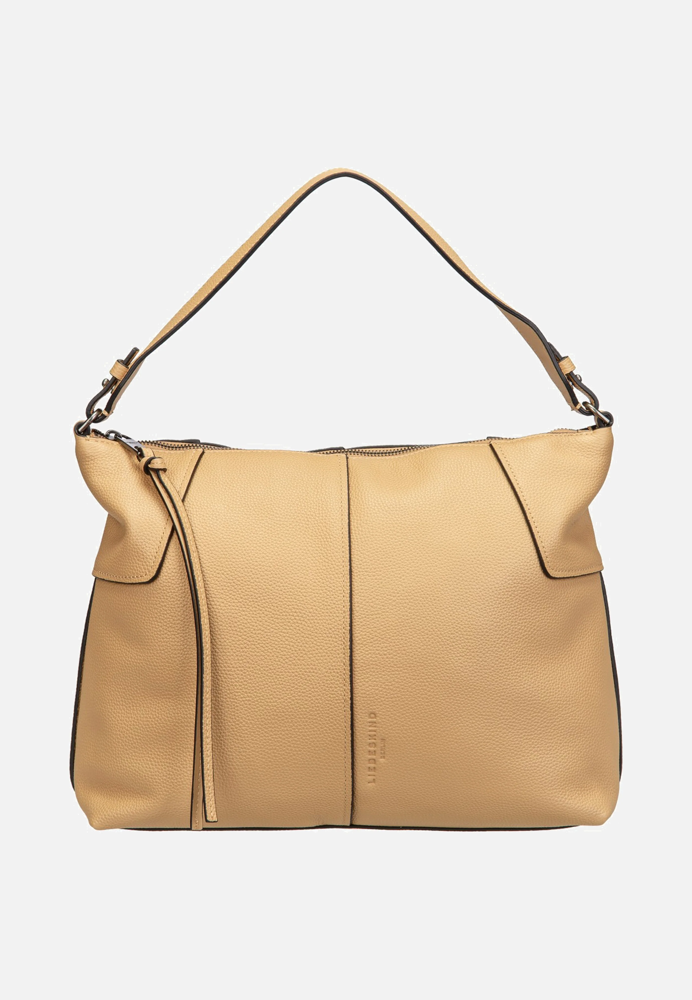 Mila Hobo M Small Pebble Light Tan - Hobo Bag - Image 2