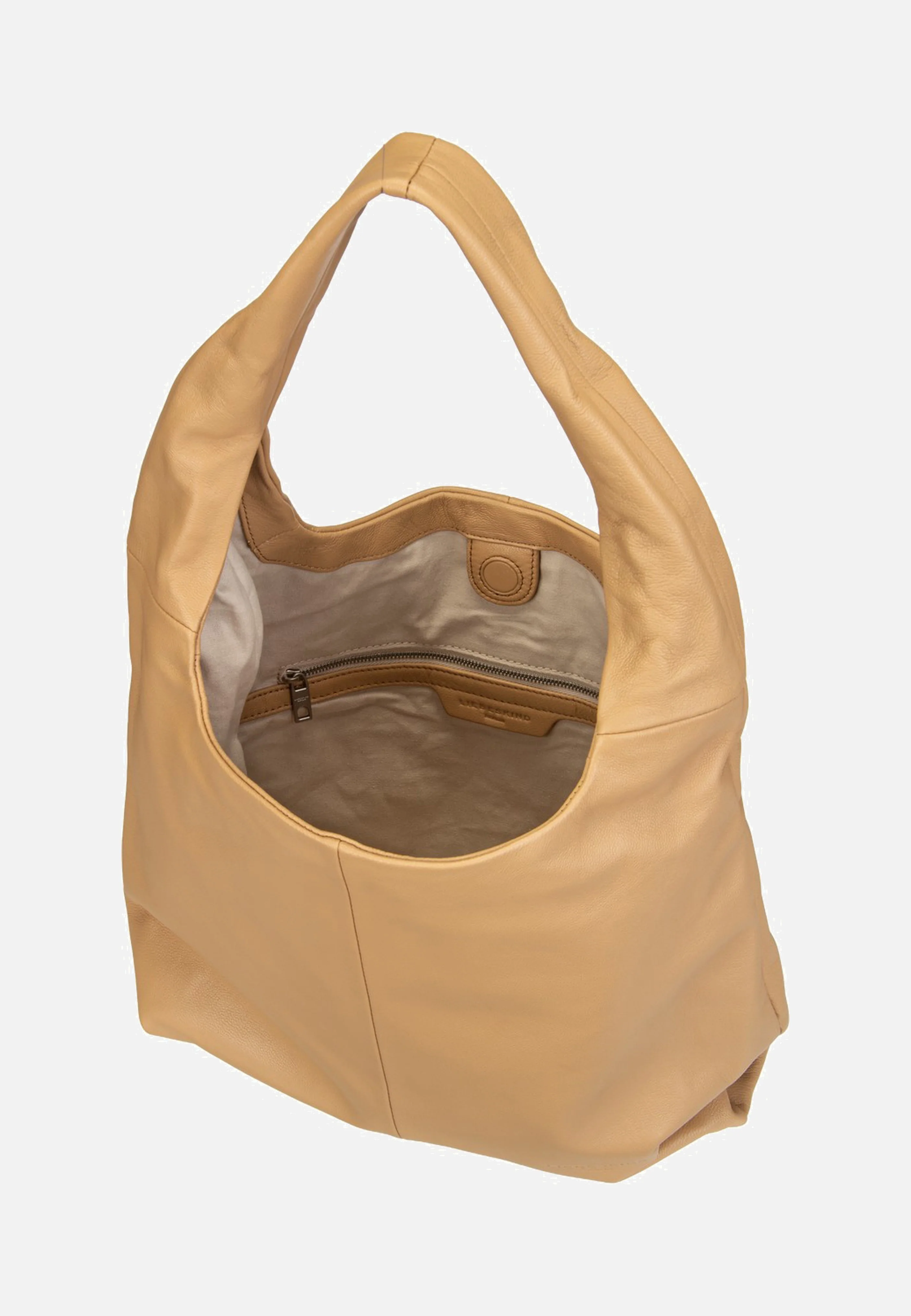 Mira Hobo L Vintage Goat Light Tan - Hobo Bag - Image 5