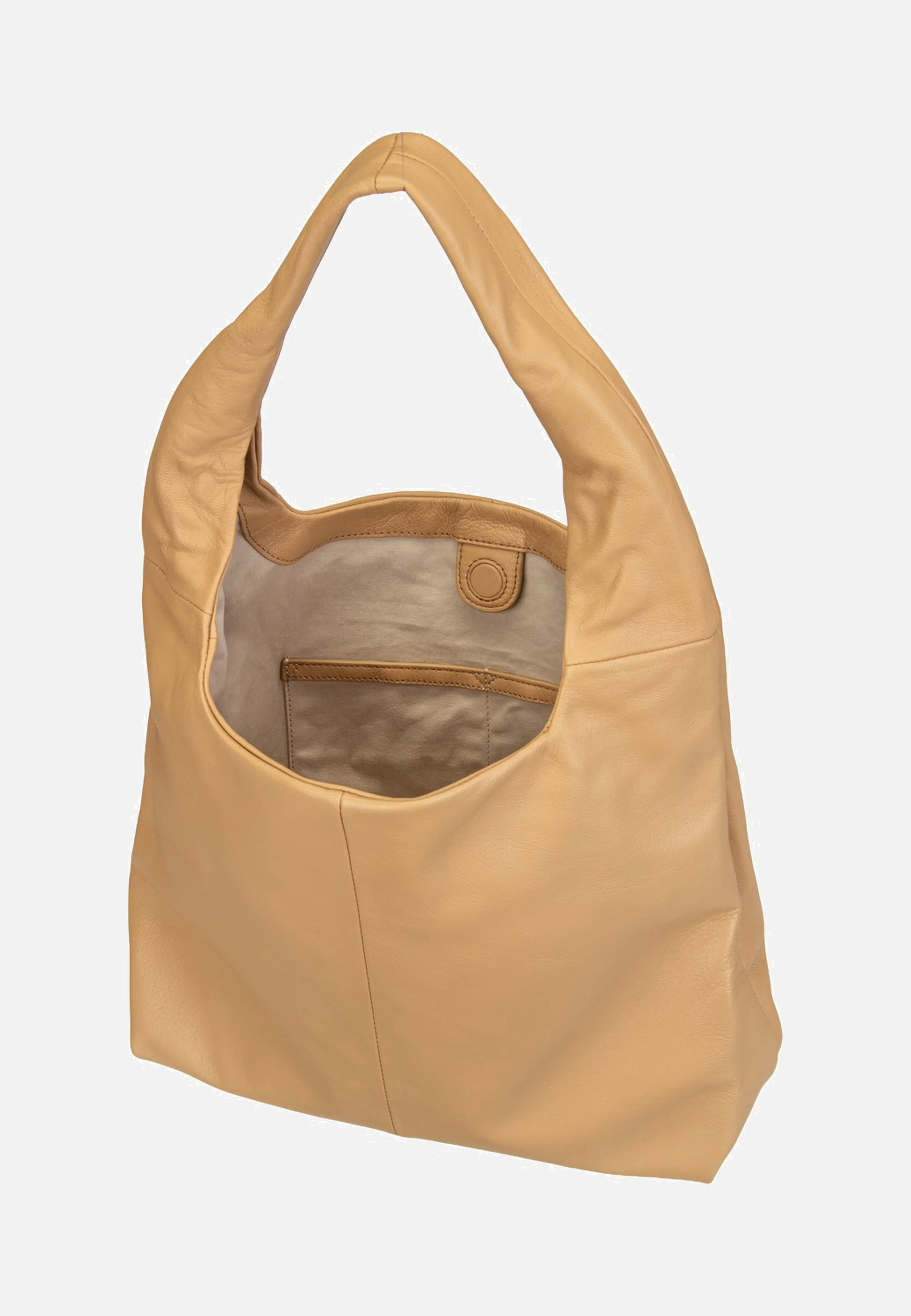 Mira Hobo L Vintage Goat Light Tan - Hobo Bag - Image 6
