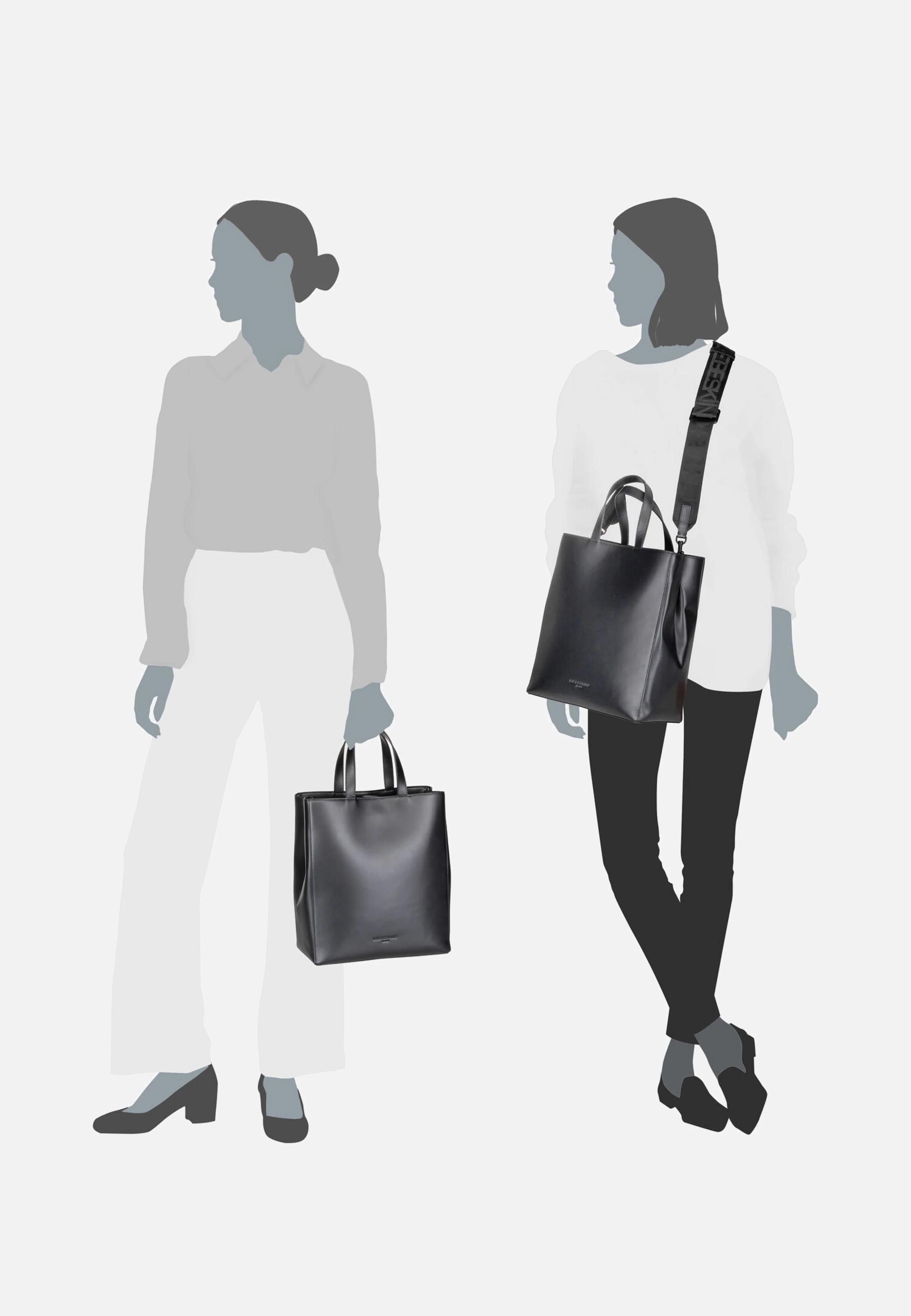 Paper Bag 20 Black - Tote Bag - Image 6