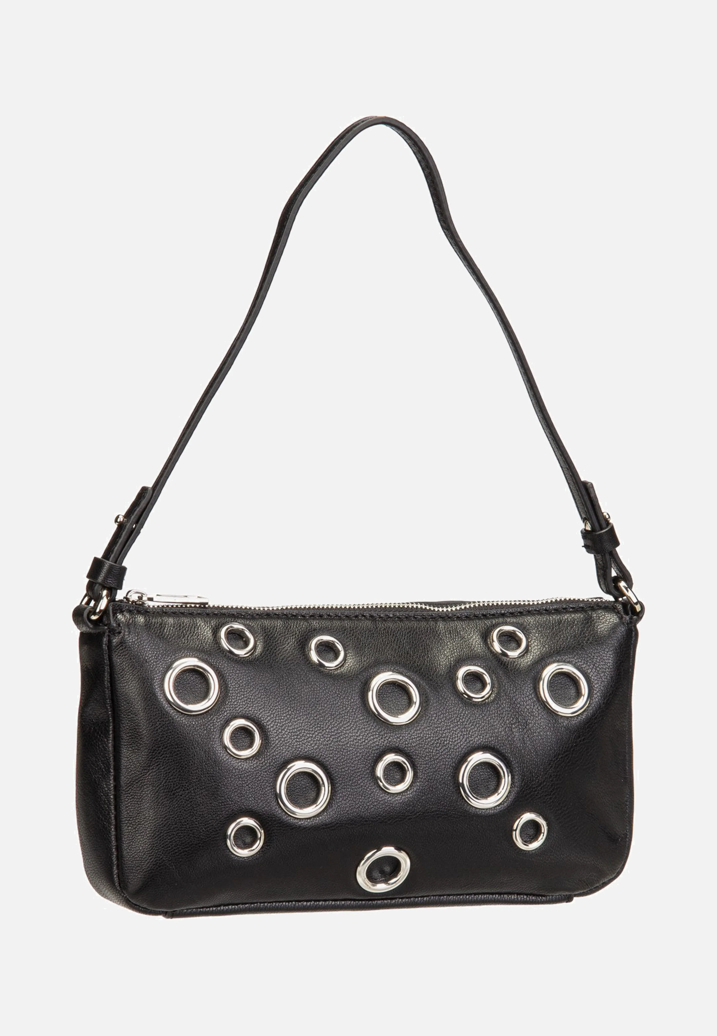 Ryker Eylets Crossbody S Vintage Goat Black - Abendtasche
