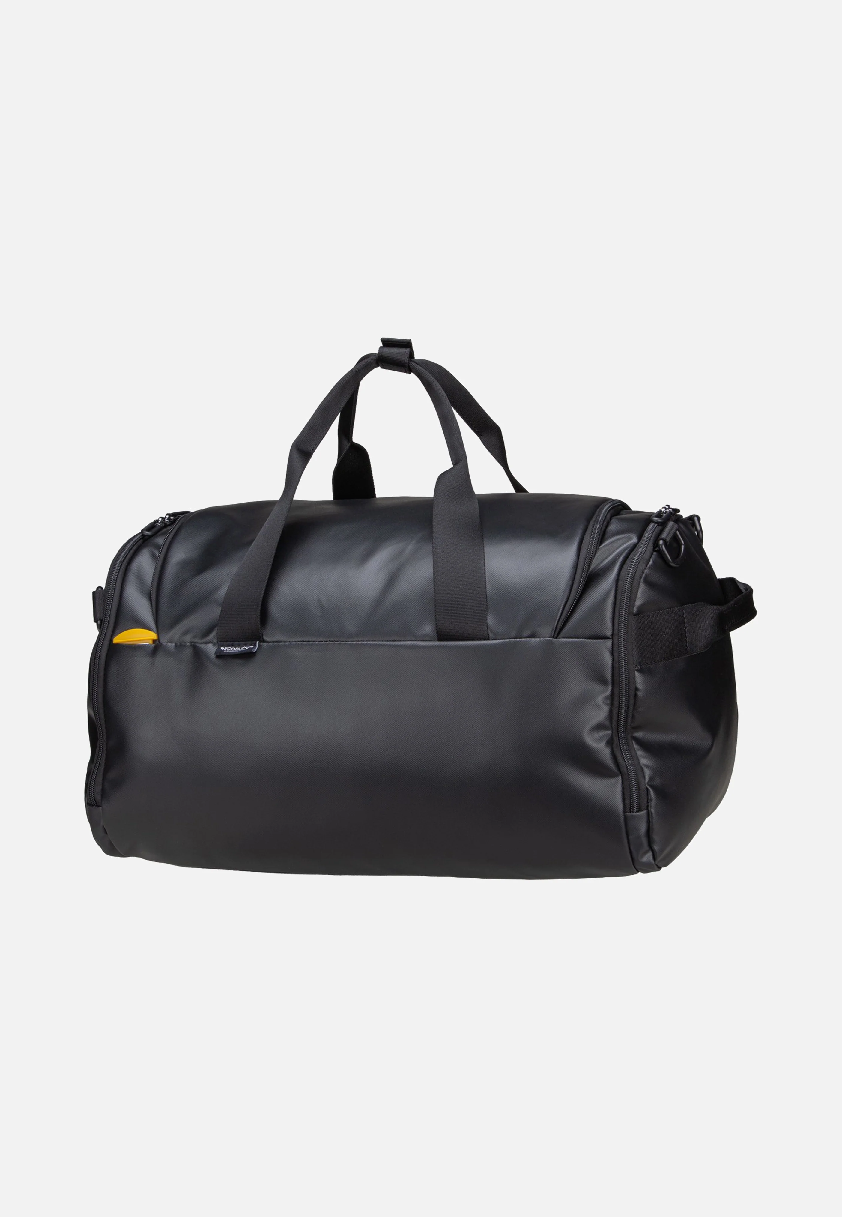 Eco Coated Duffle Black - Dufflebag - Image 3