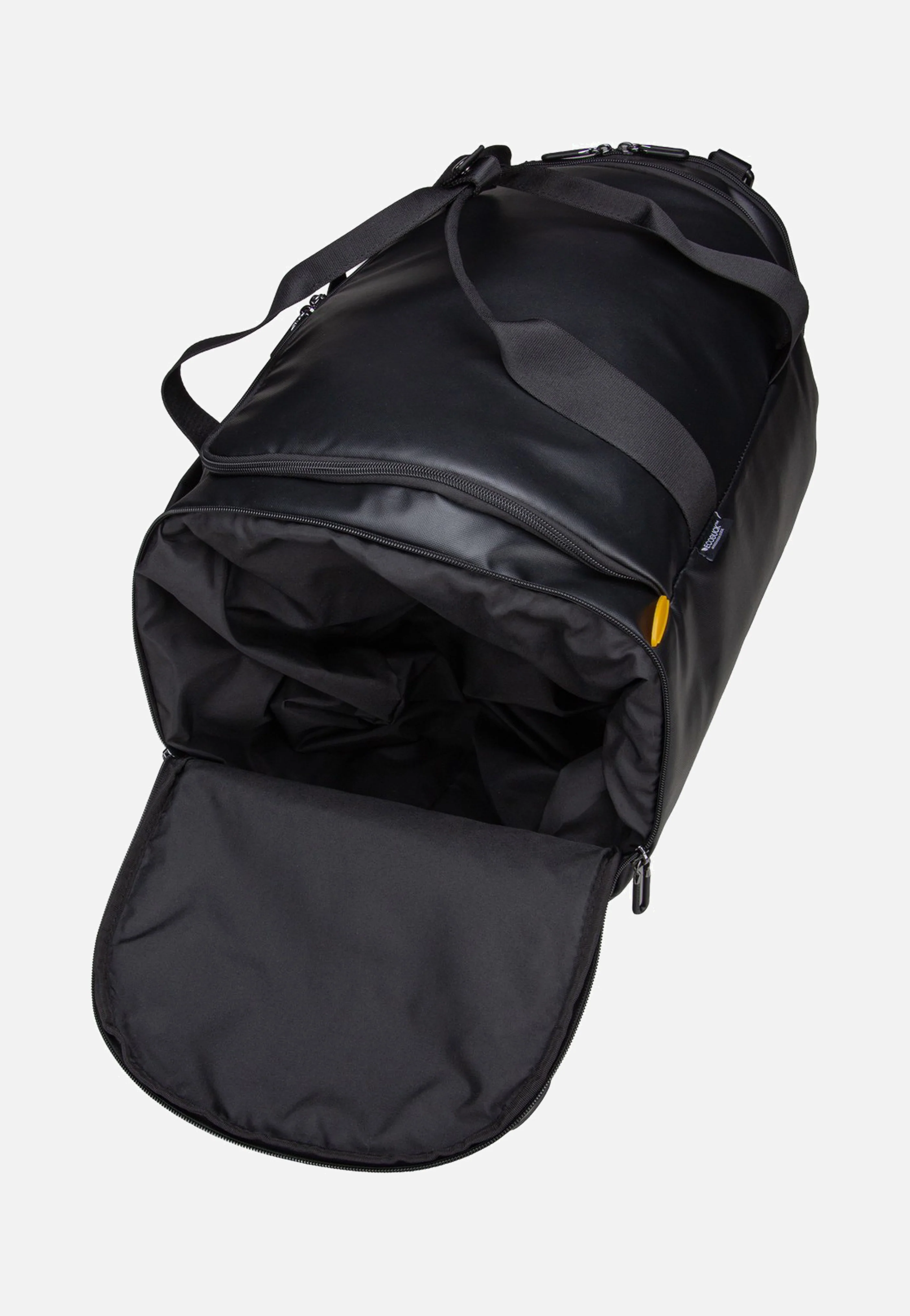 Eco Coated Duffle Black - Dufflebag - Image 8