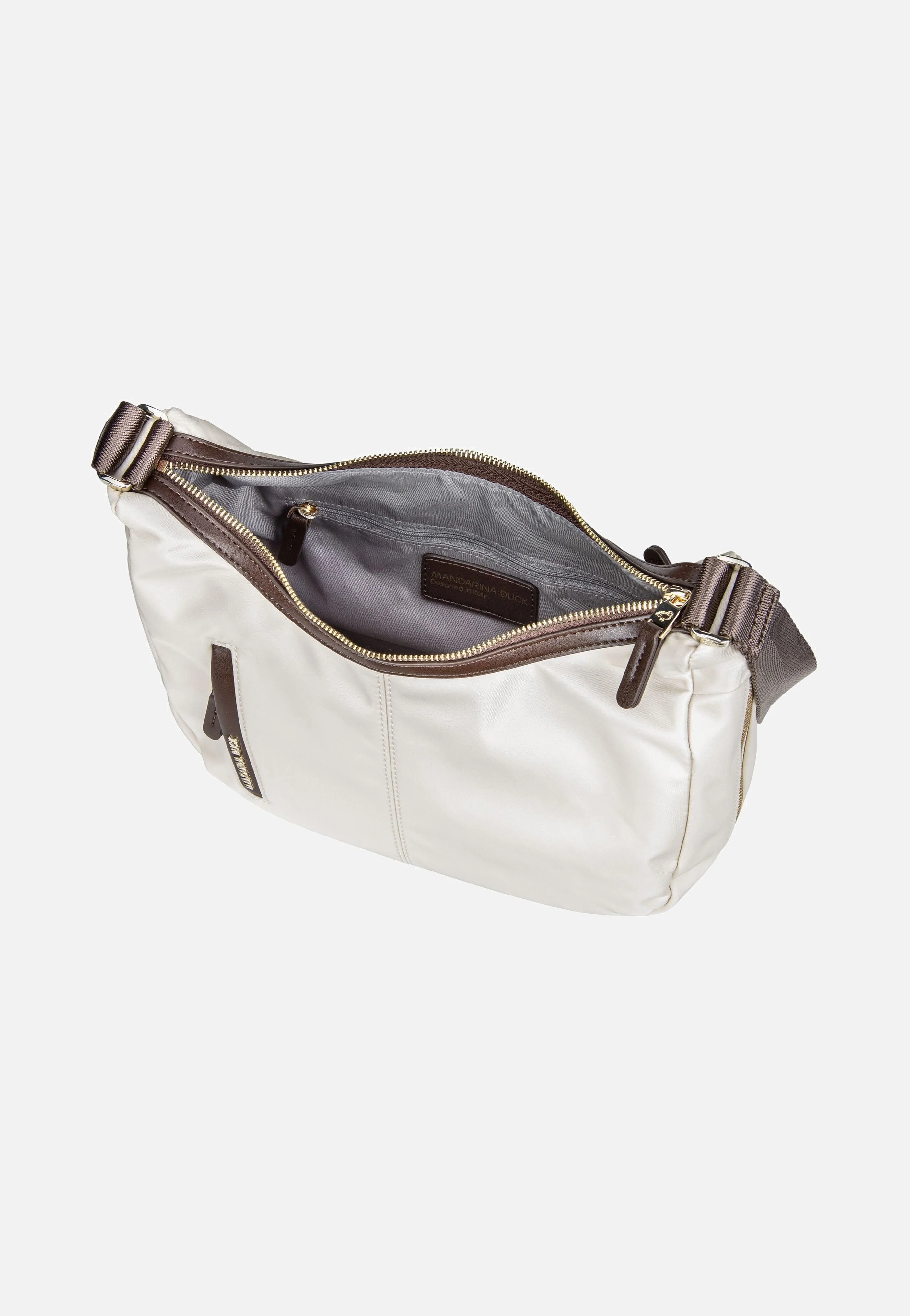 Hunter Medium Hobo VCT36 Whitecap Gray - Hobo Bag - Image 4