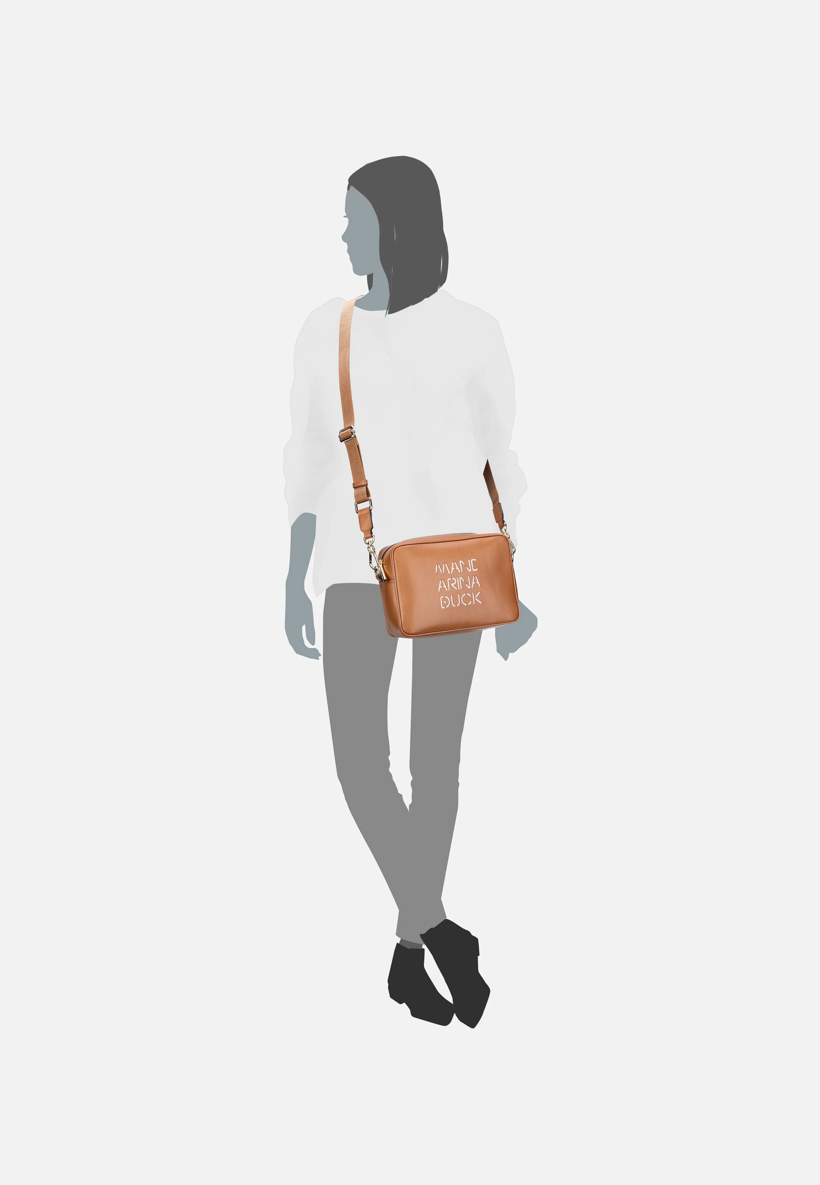 Lady Duck Camera Case OHT03 Caramel Cafe - Crossbody Bag - Image 6
