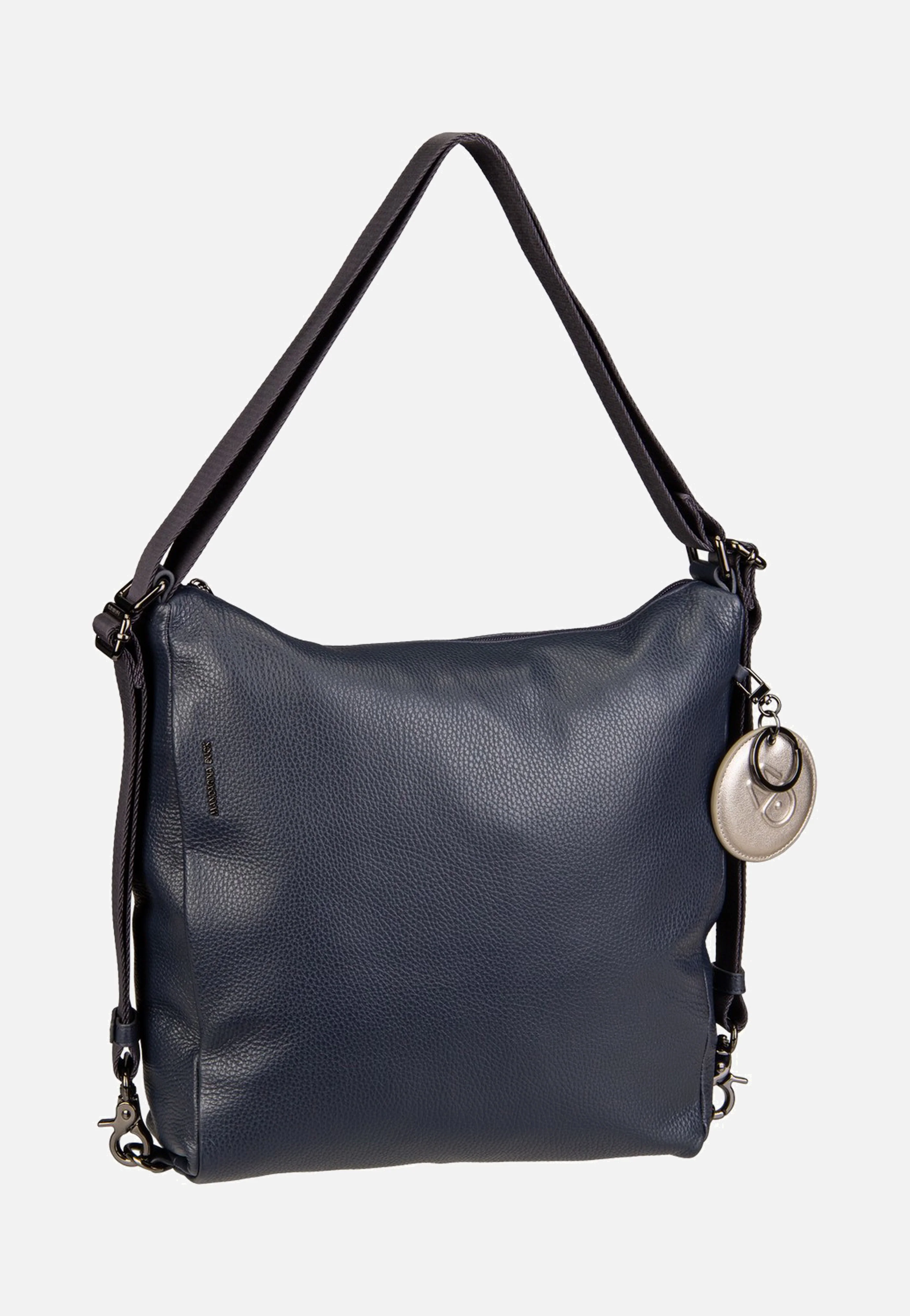 Mellow Leather Hobo FZT72 Dress Blue - Rucksack