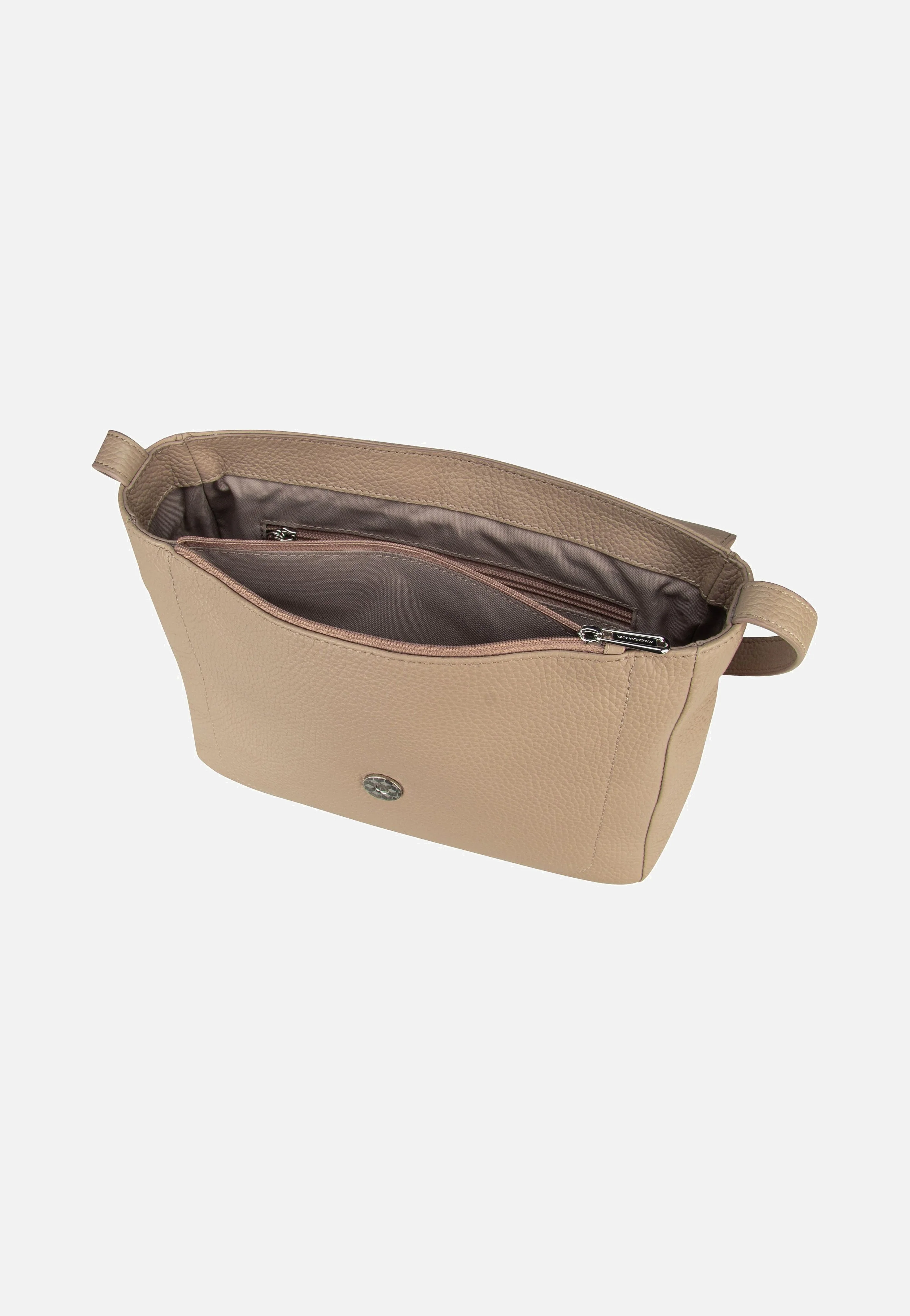 Mellow Leather Hunting Bag FZT14 Warm Taupe - Crossbody Bag - Image 4