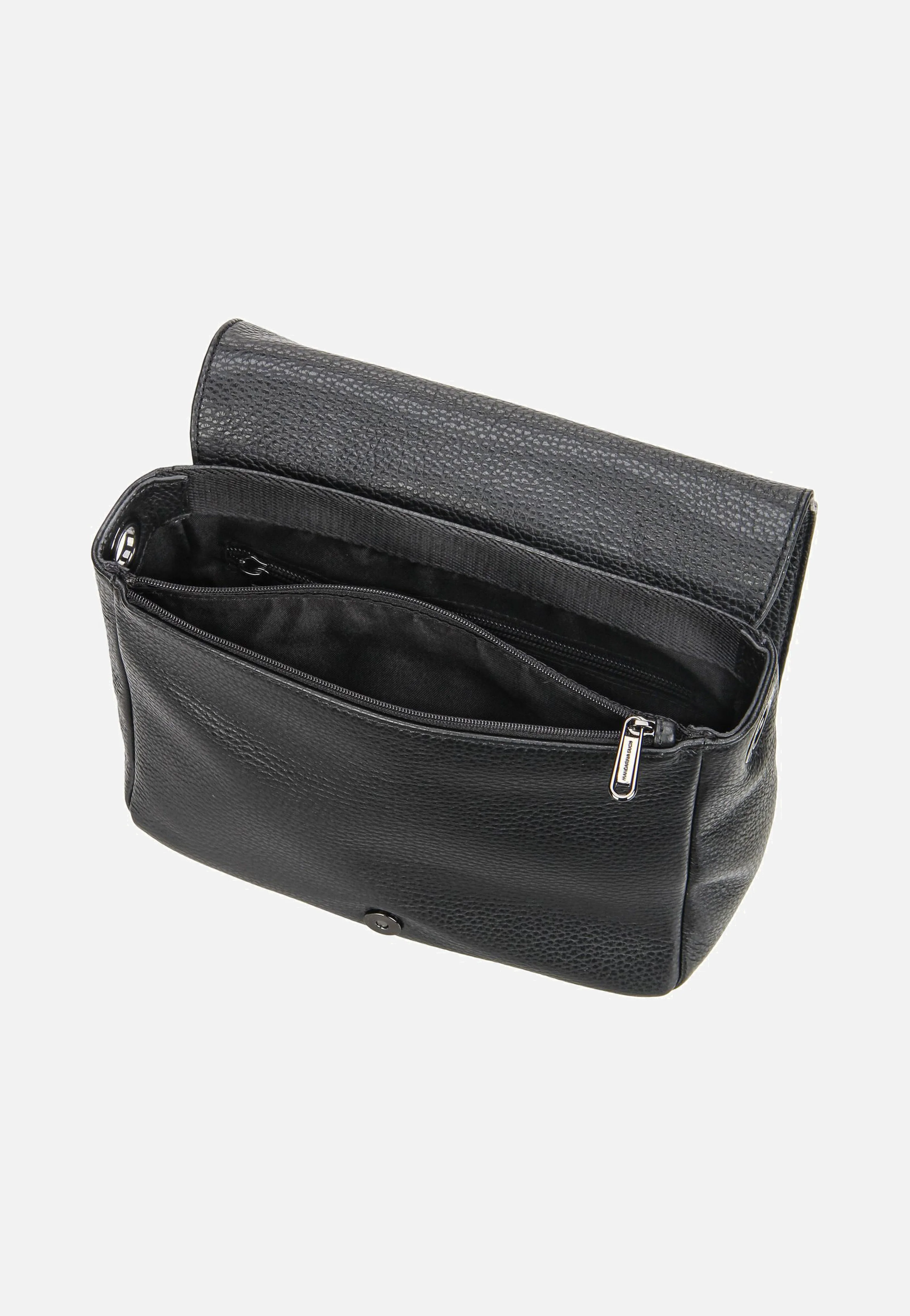 Mellow Leather Hunting Bag FZT69 Nero - Crossbody Bag - Image 4