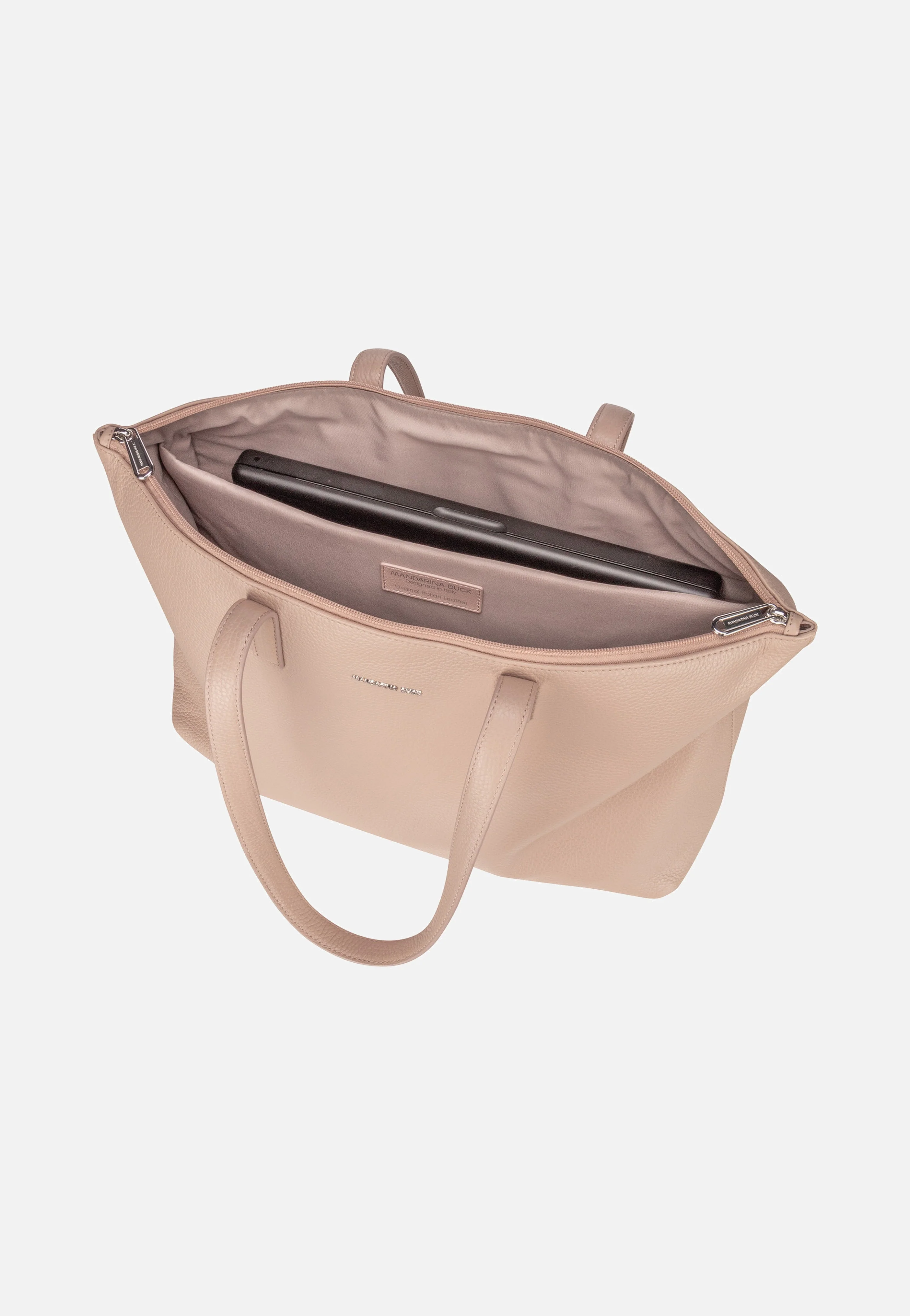 Mellow Leather PC FZT54 Warm Taupe - Shopper - Image 3