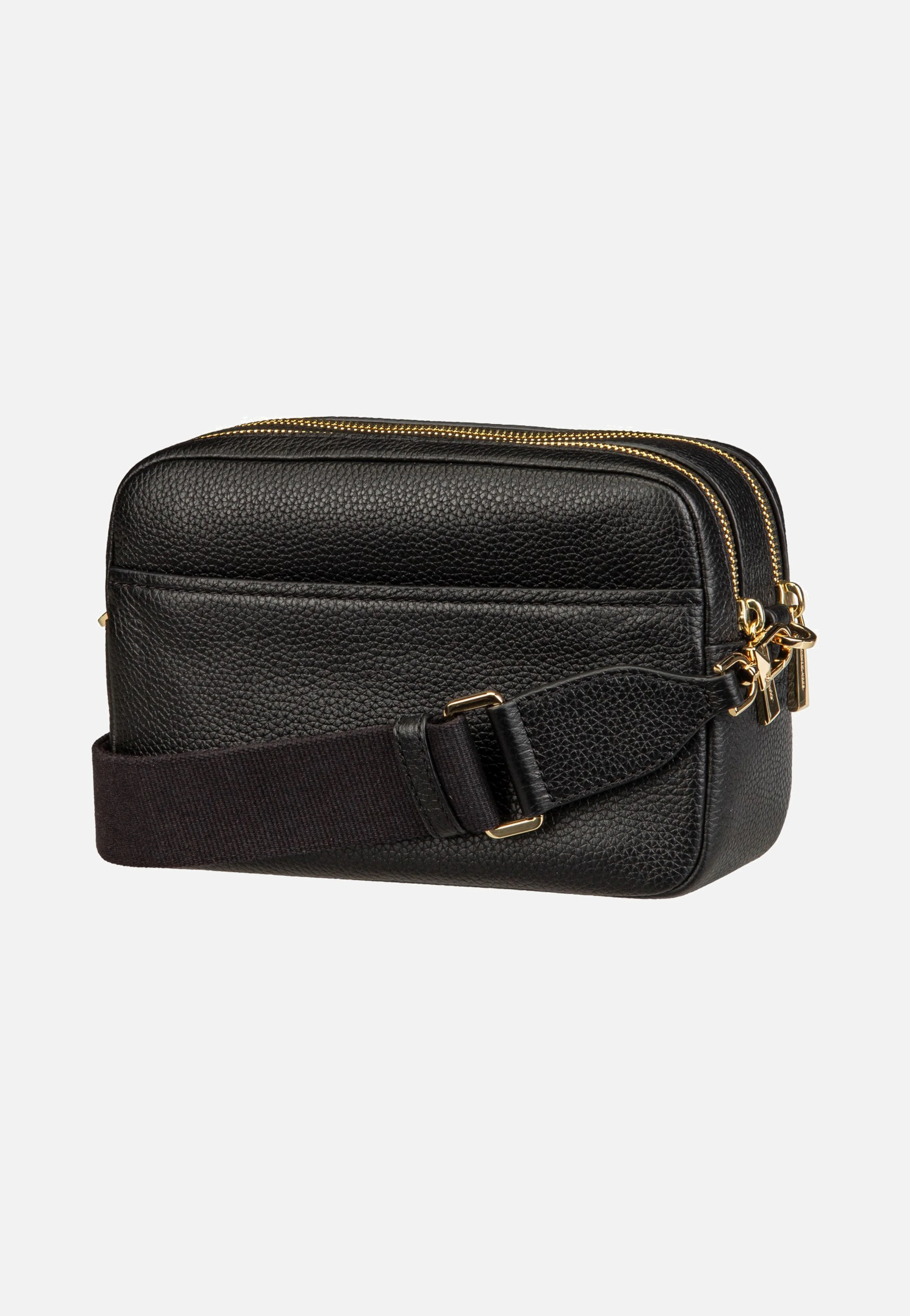 Bryant Medium Double Zip Chain Black - Crossbody Bag - Image 3