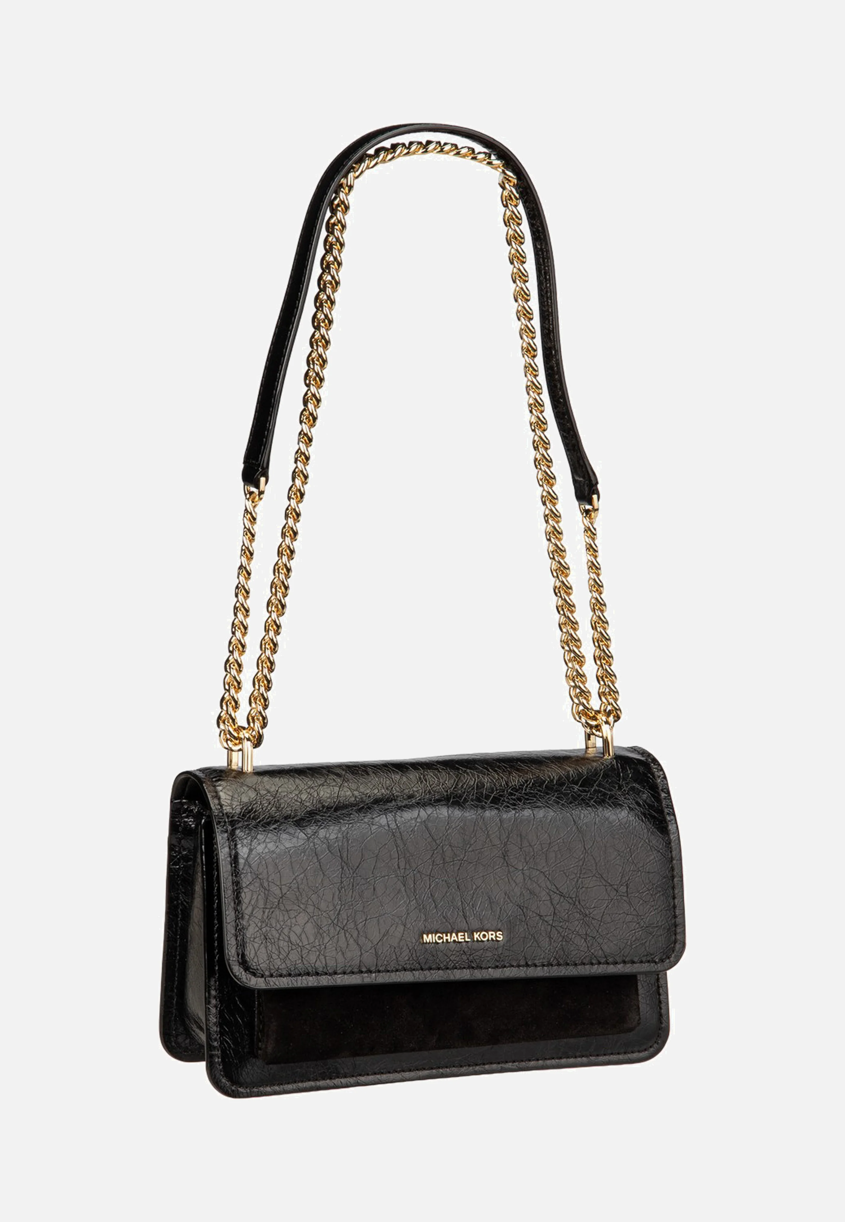 Claire LG Shoulder Crash Black - Abendtasche