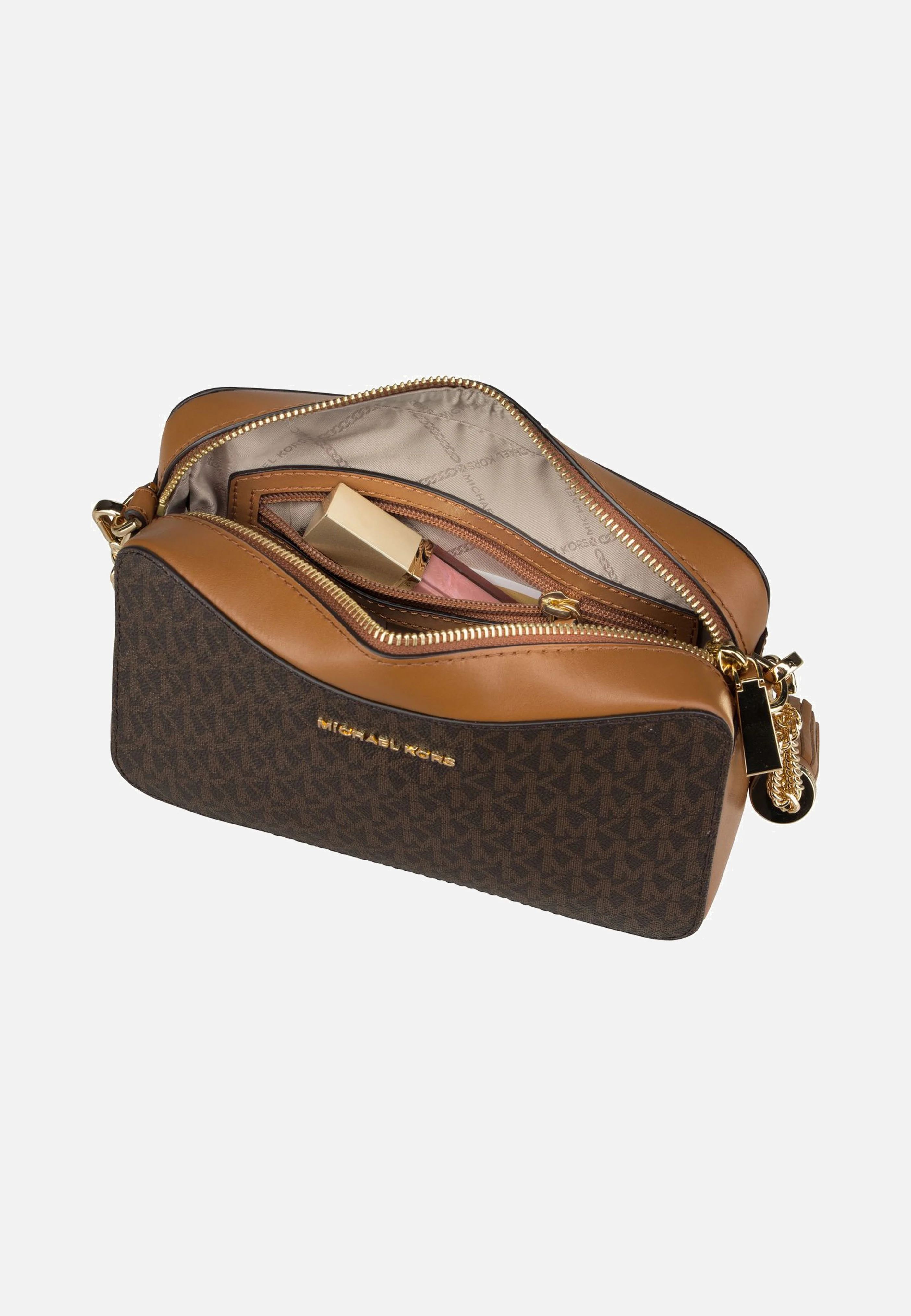 Jet Set Medium MK Signature Brown - Crossbody Bag - Image 4