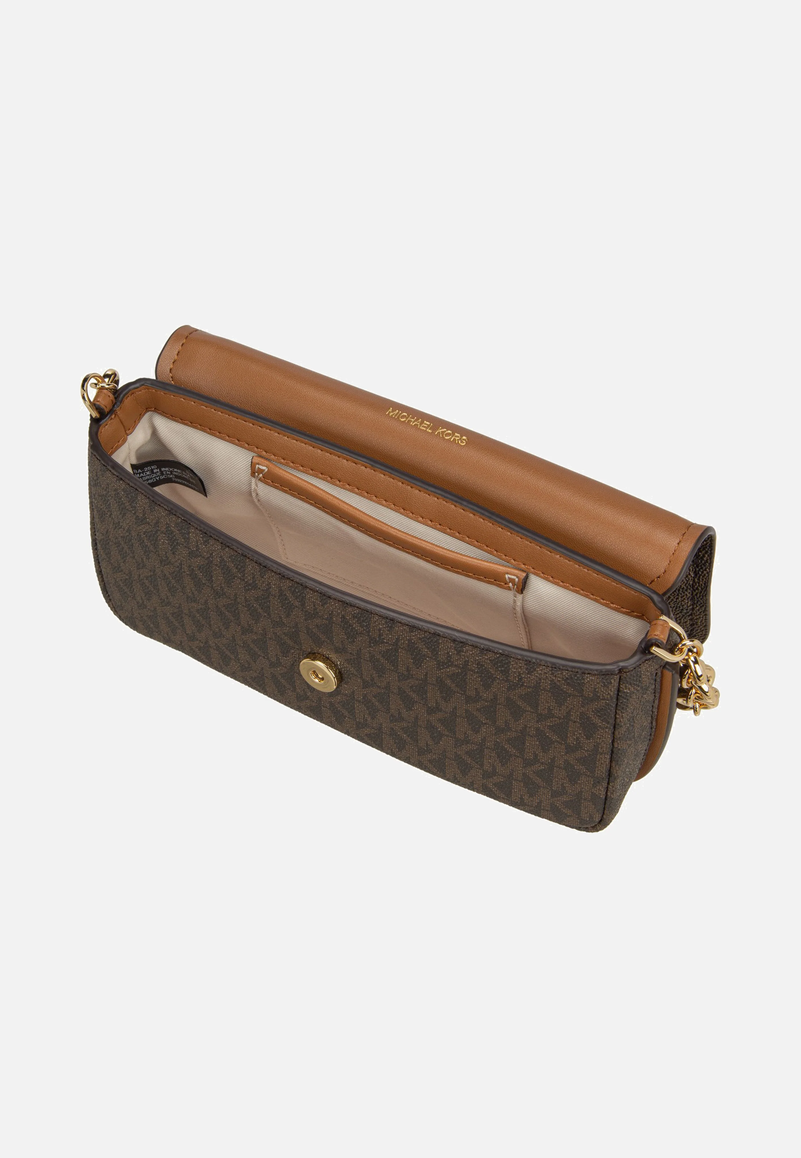 Nolita SM Flap Chain Xbody Brown/Acorn - Crossbody Bag - Image 5
