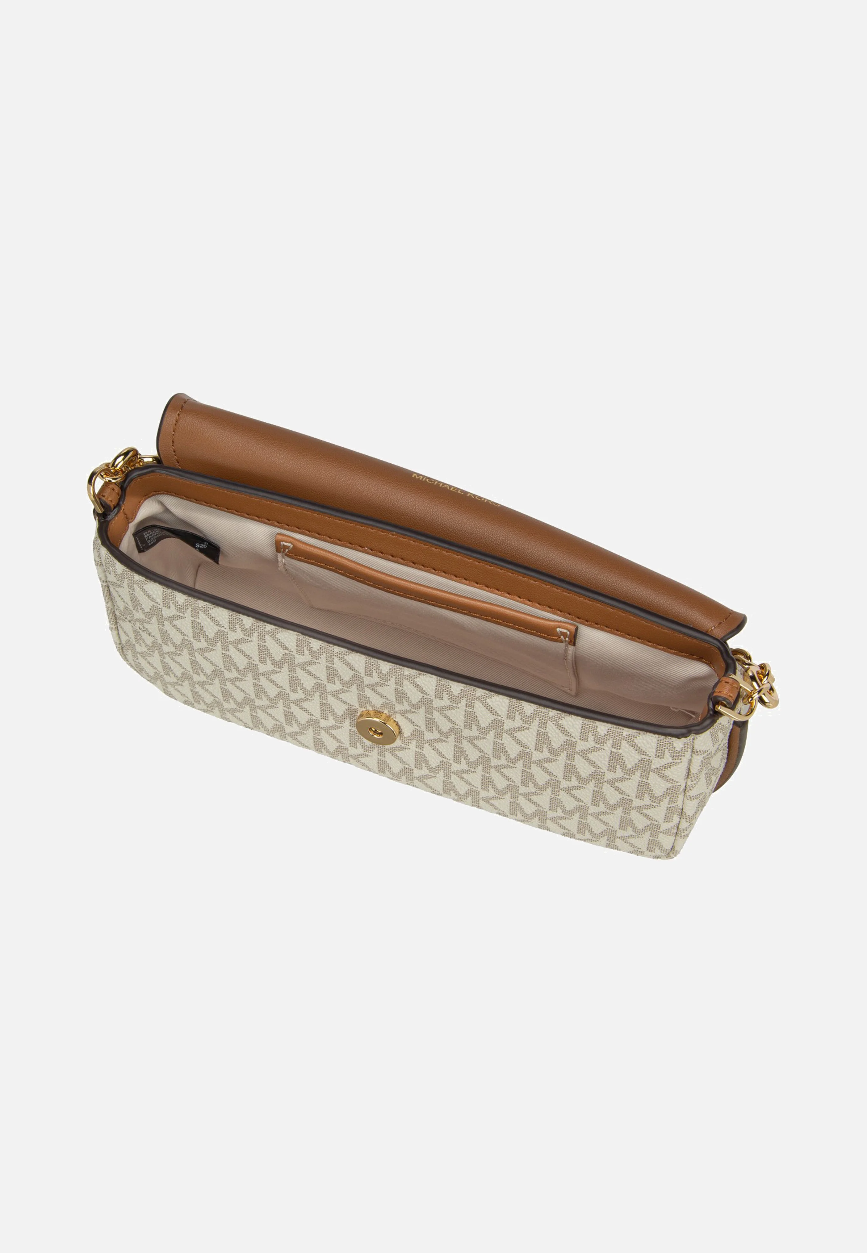 Nolita SM Flap Chain Xbody Vanilla/Acorn - Crossbody Bag - Image 5