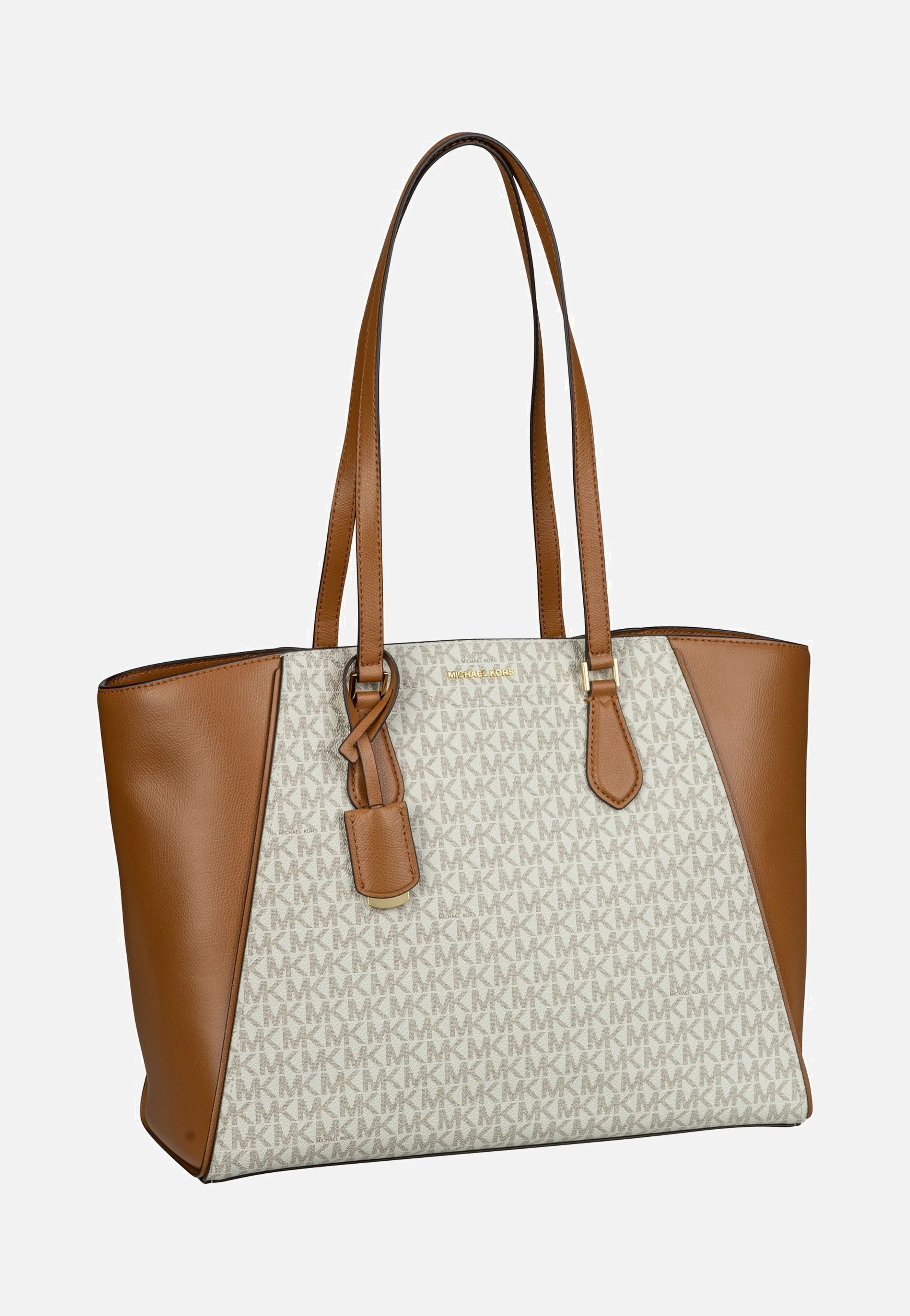 Taryn Large MF TZ MK SIG Vanilla/Acorn - Shopper